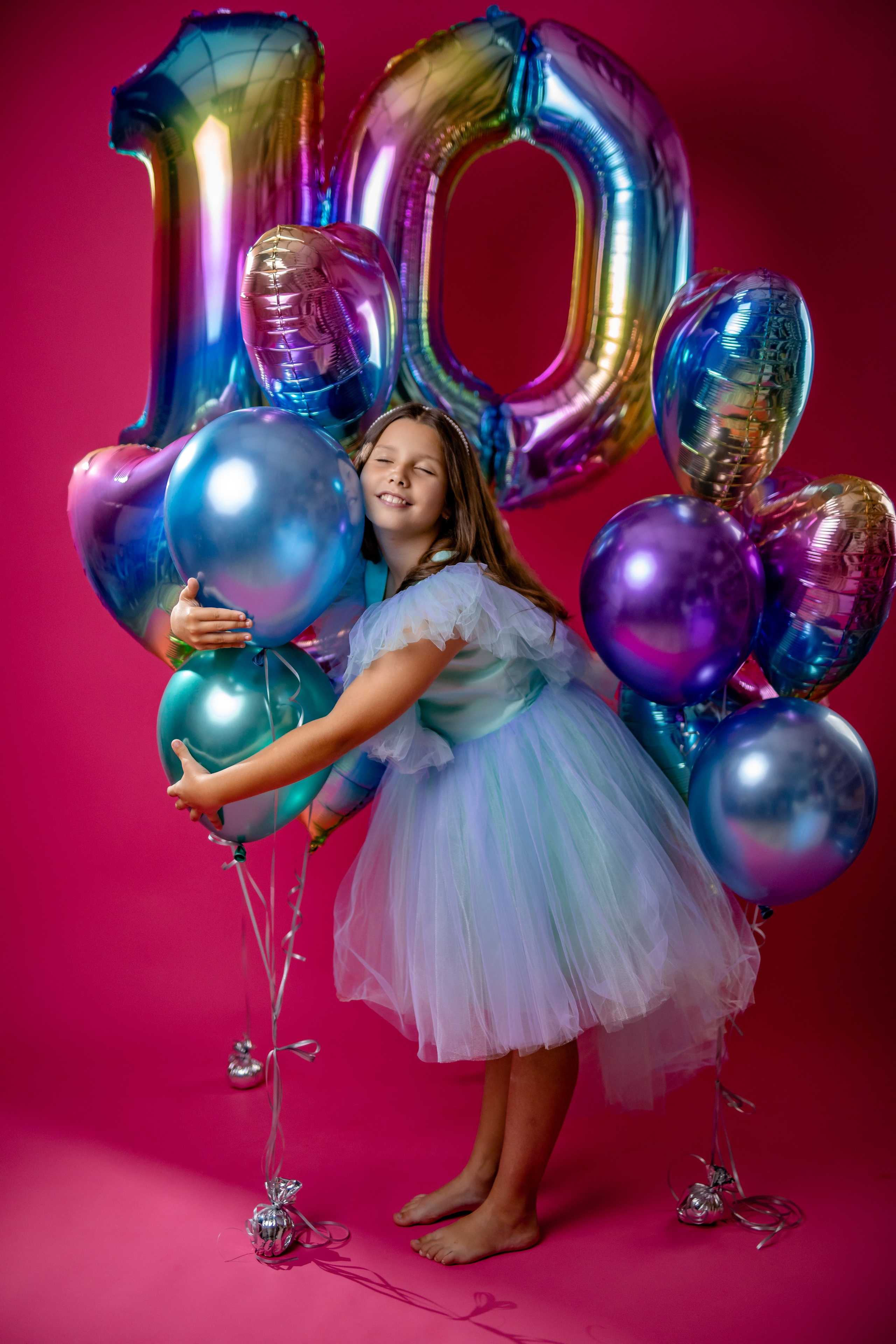 Стилизованная фотосессия в студии на день рождения ребёнка