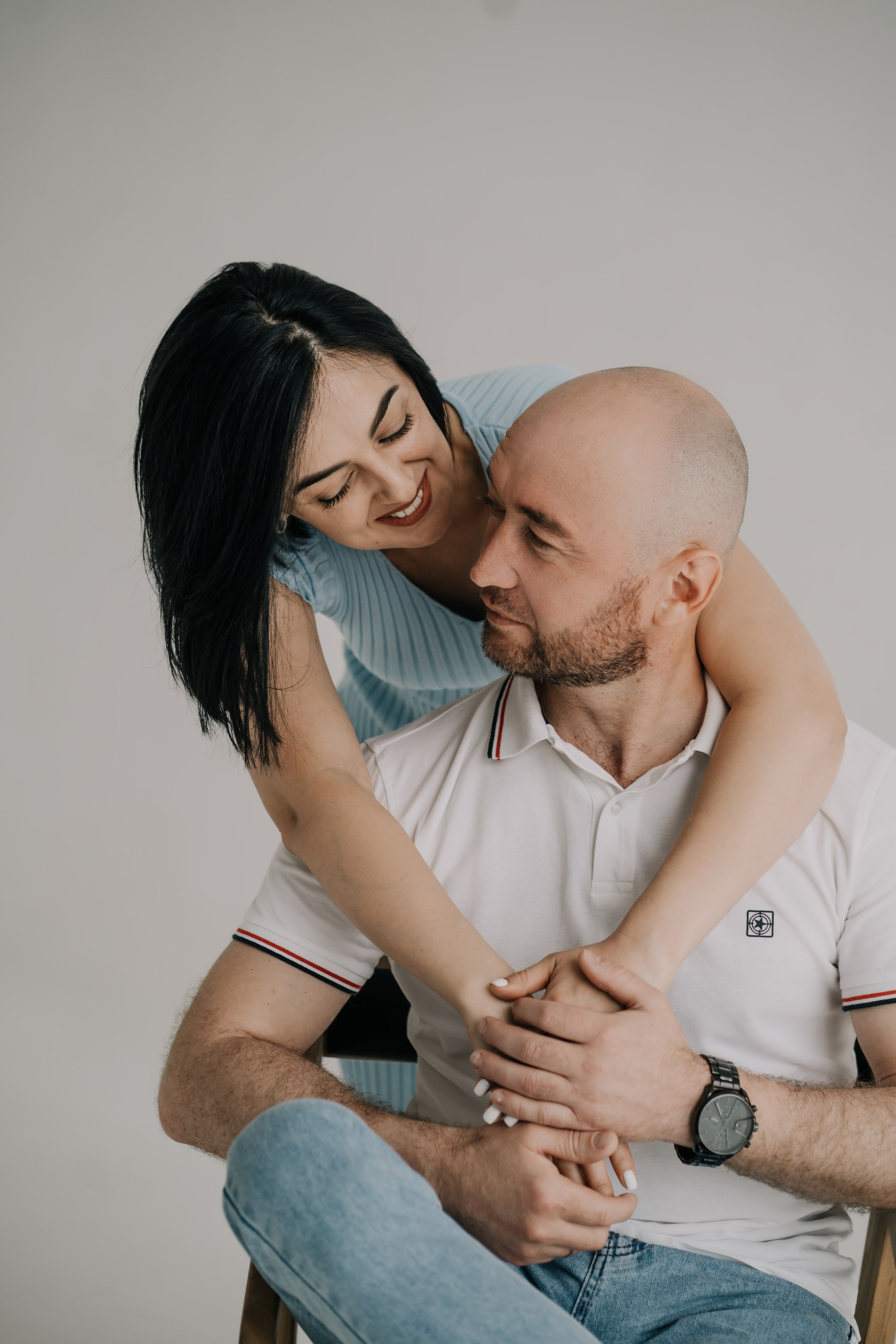 Свадебная фотосессия Аслана и Заиры в фотостудии. Фотограф в Кабардино-Балкарской республике, Нальчик, Инна Абакарова