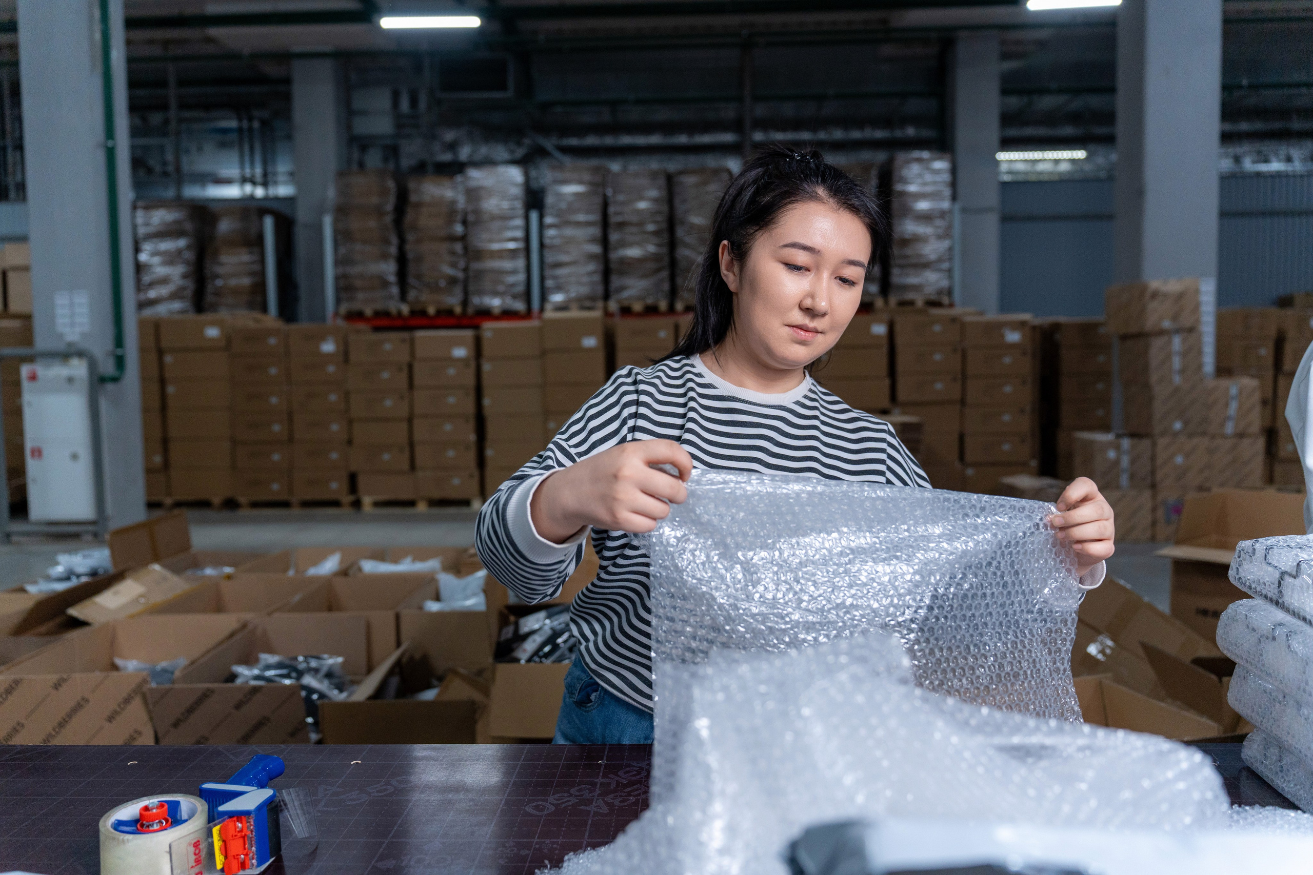 Фотосессия на складе фулфилмента в Фудсити, фотосъемка на складе