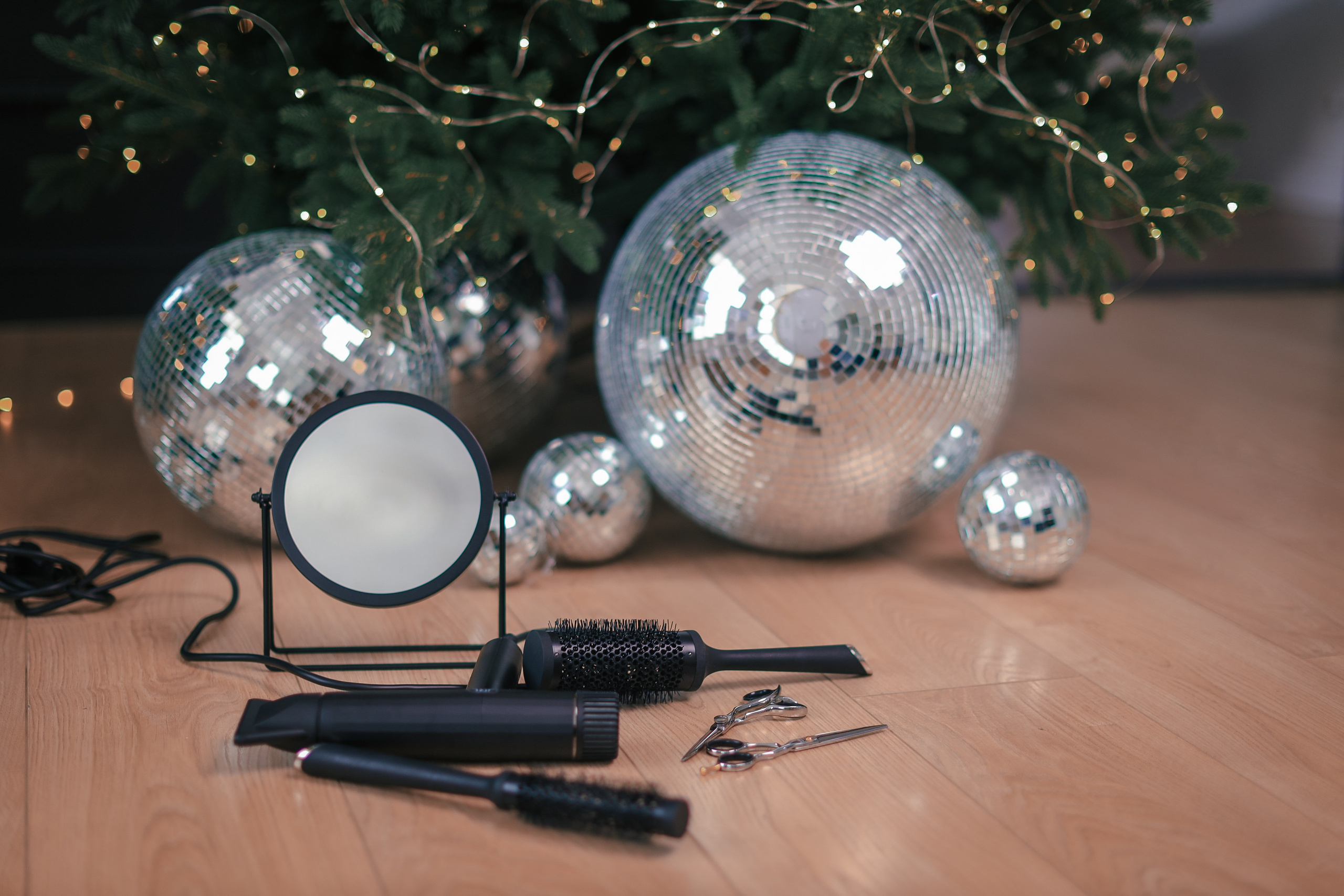 Новогодняя фотосессия для Ольги —стилиста парикмахера. Фотограф и видеограф в Ставрополе Инна Попова