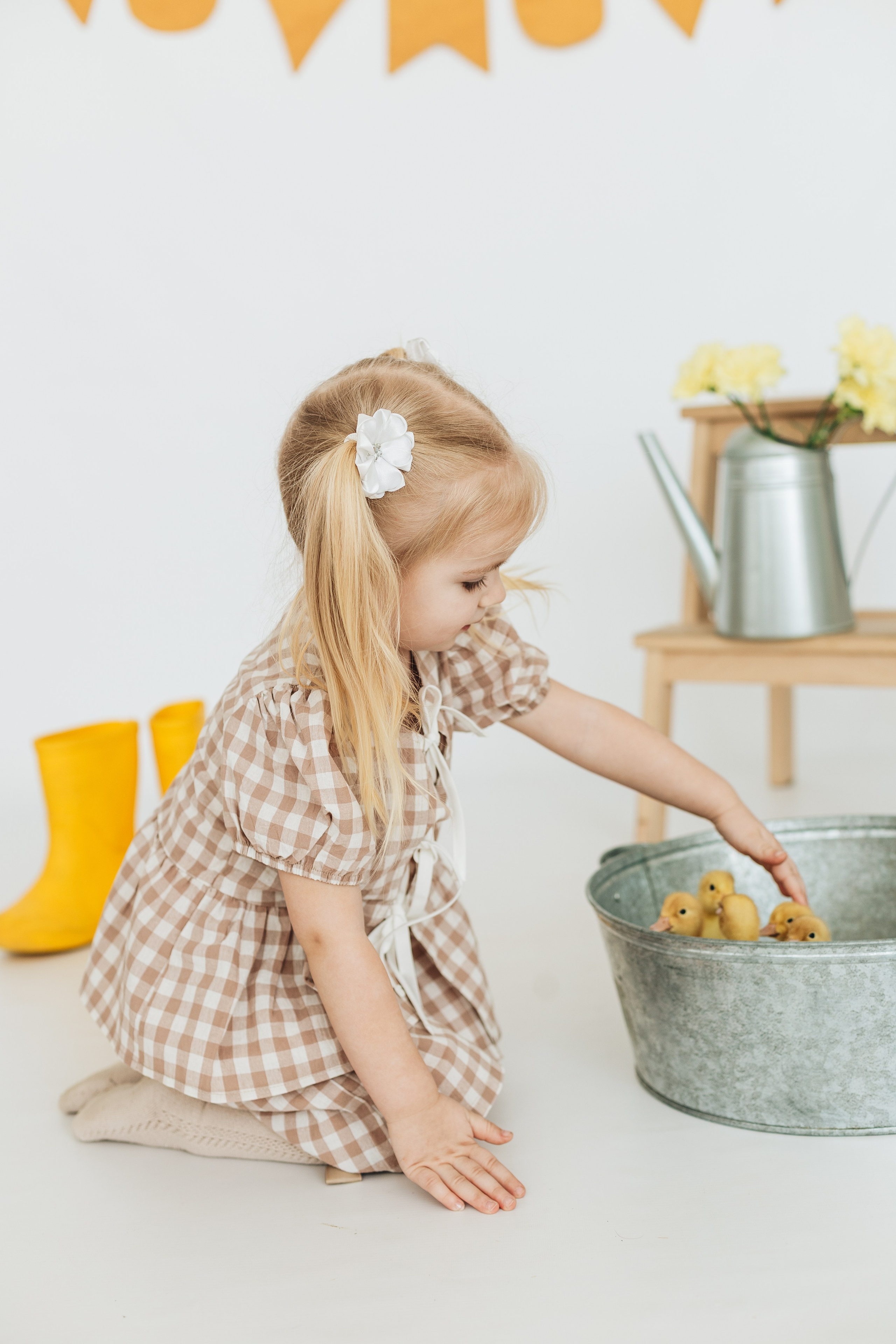 Детские фотосессии с утятами в Железнодорожном и Балашихе