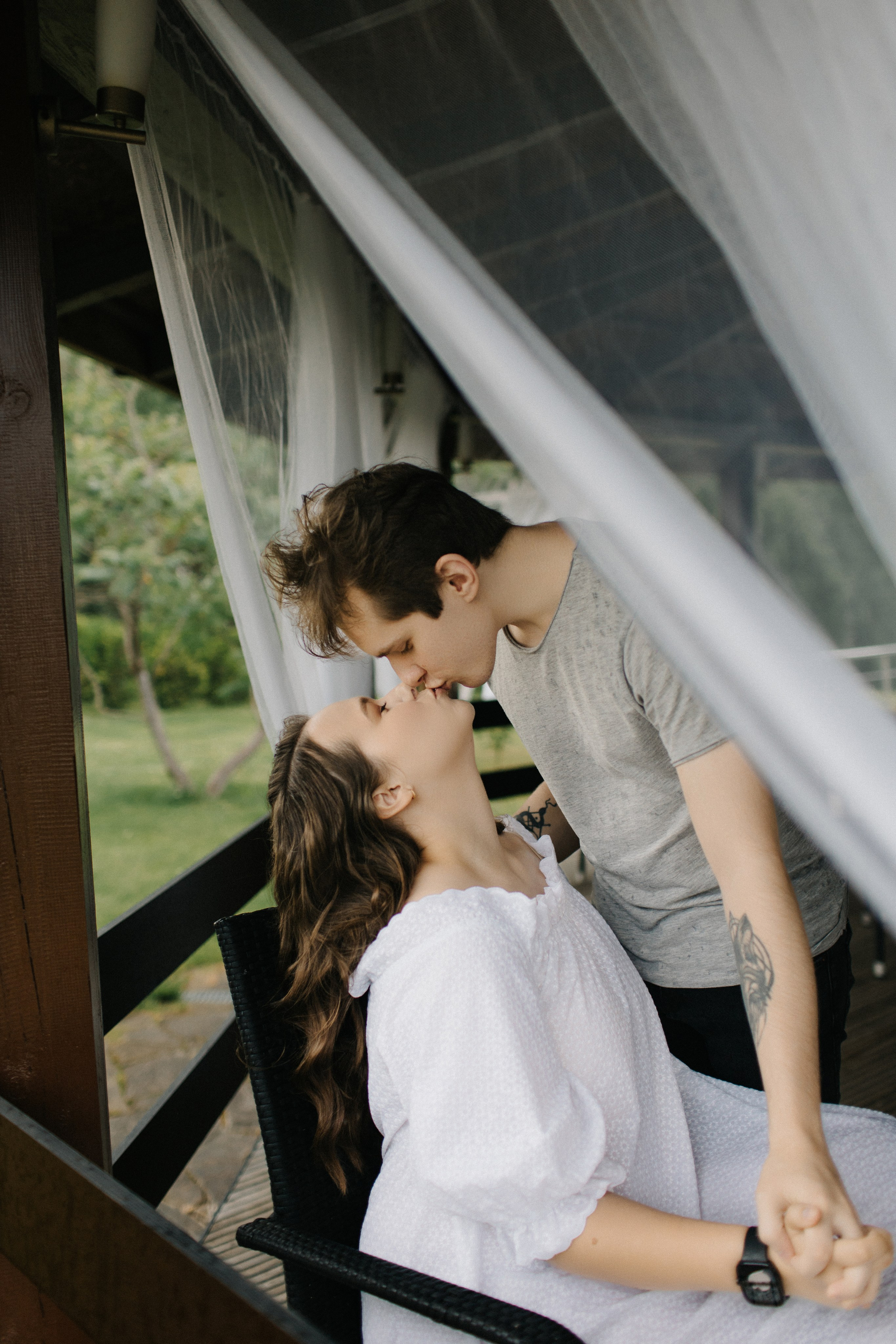 Никита и Виктория. Love Story под дождём в усадьбе «Хорошее место». Сергеев Алексей. Фотограф