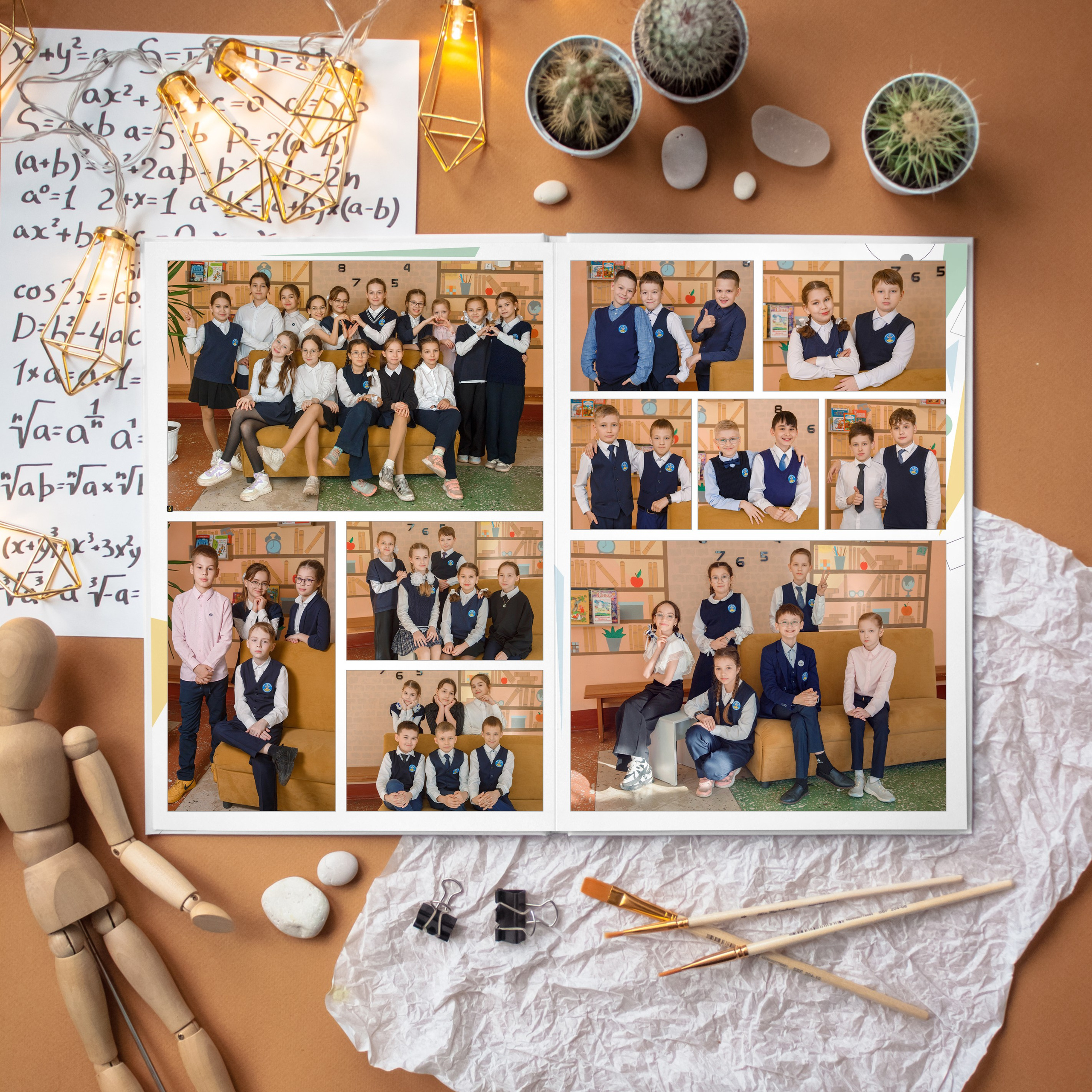 10 разворотов 4кл. Детский, семейный и школьный фотограф Светлана Волжанина