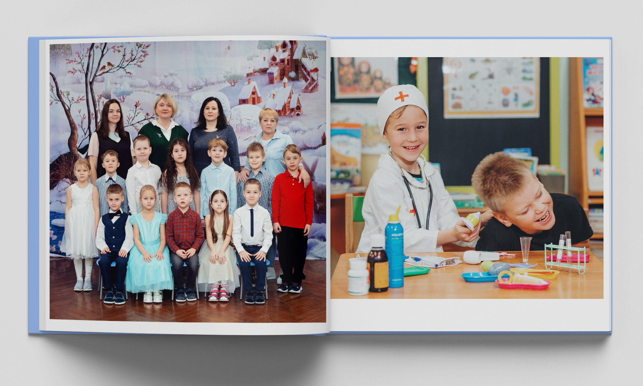 Выпускные альбомы для детских садов. Семейный и детский фотограф Марина Тувиста в Санкт-Петербурге
