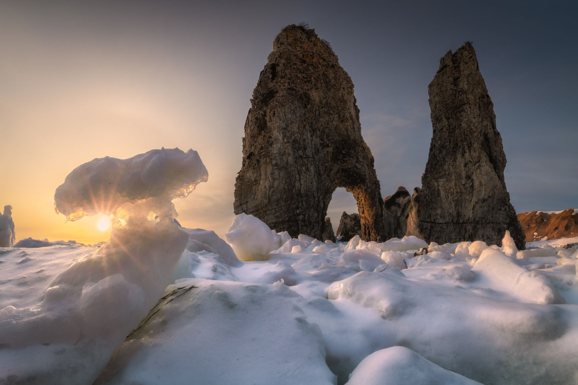 Фототур на Итуруп Сахалин в марте 2026