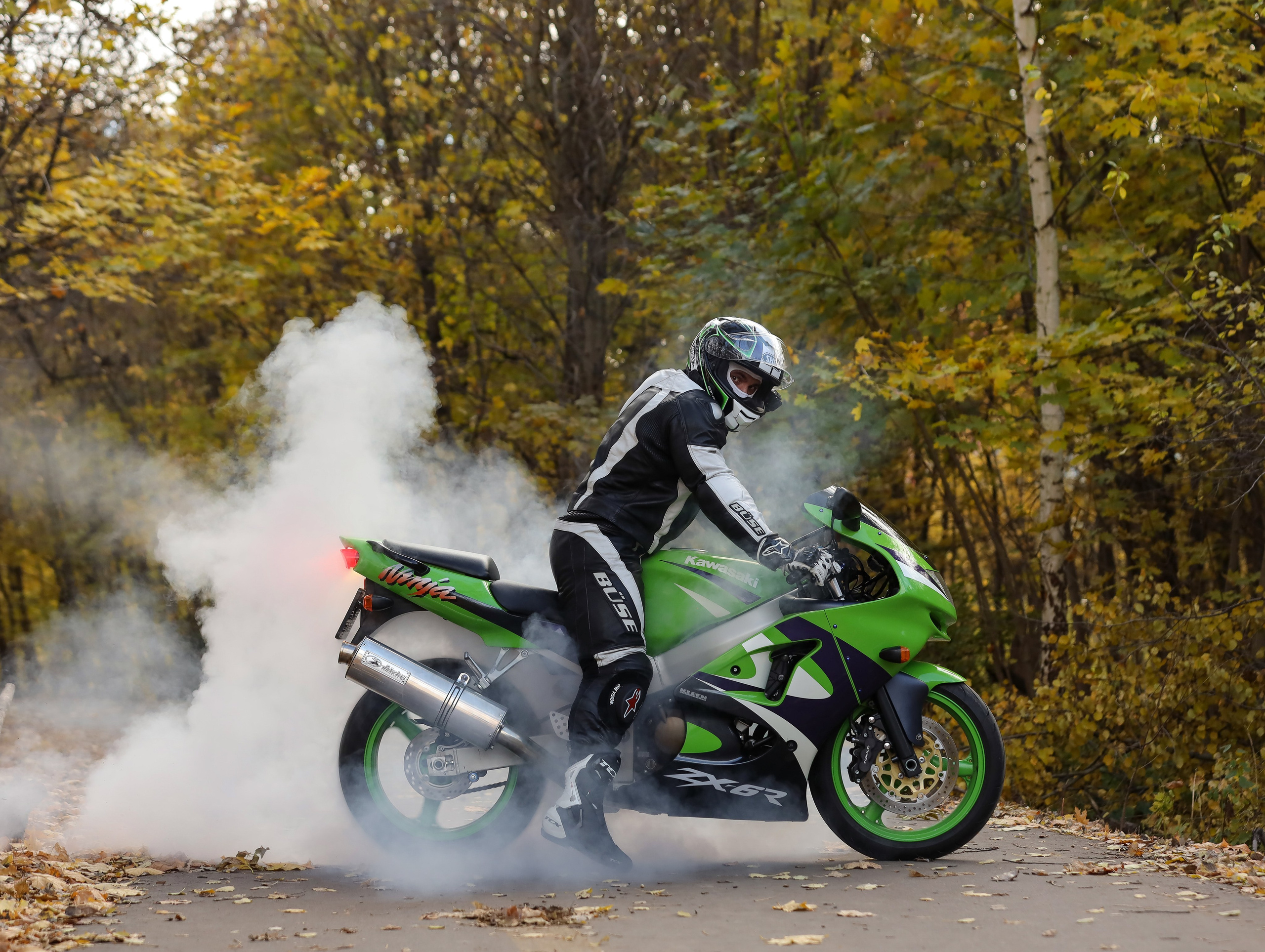 Виталий Kawasaki ZX6R. Фотограф Антон Чупринин