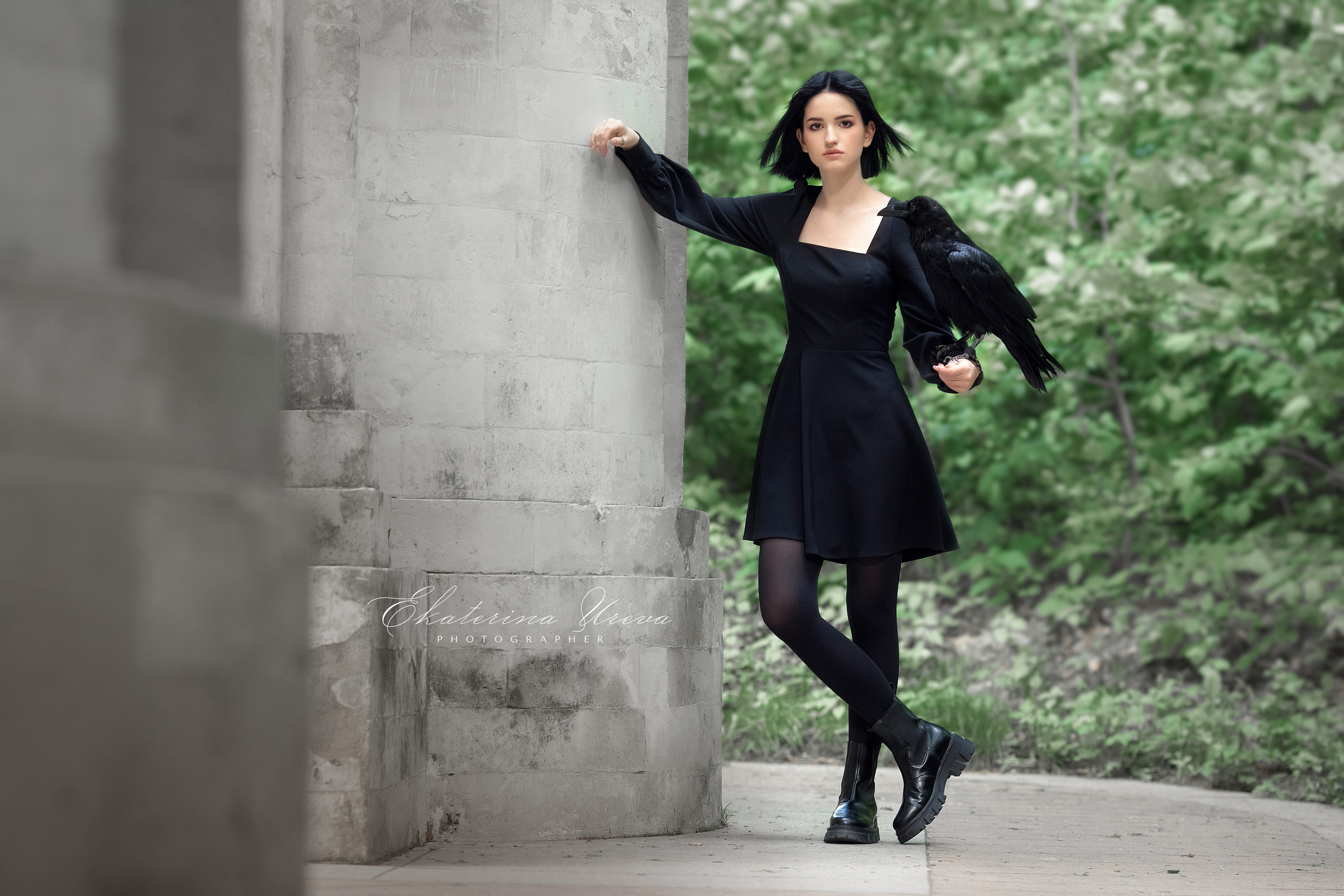 Raven. Children’s and family photographer Ekaterina Ureva in Moscow