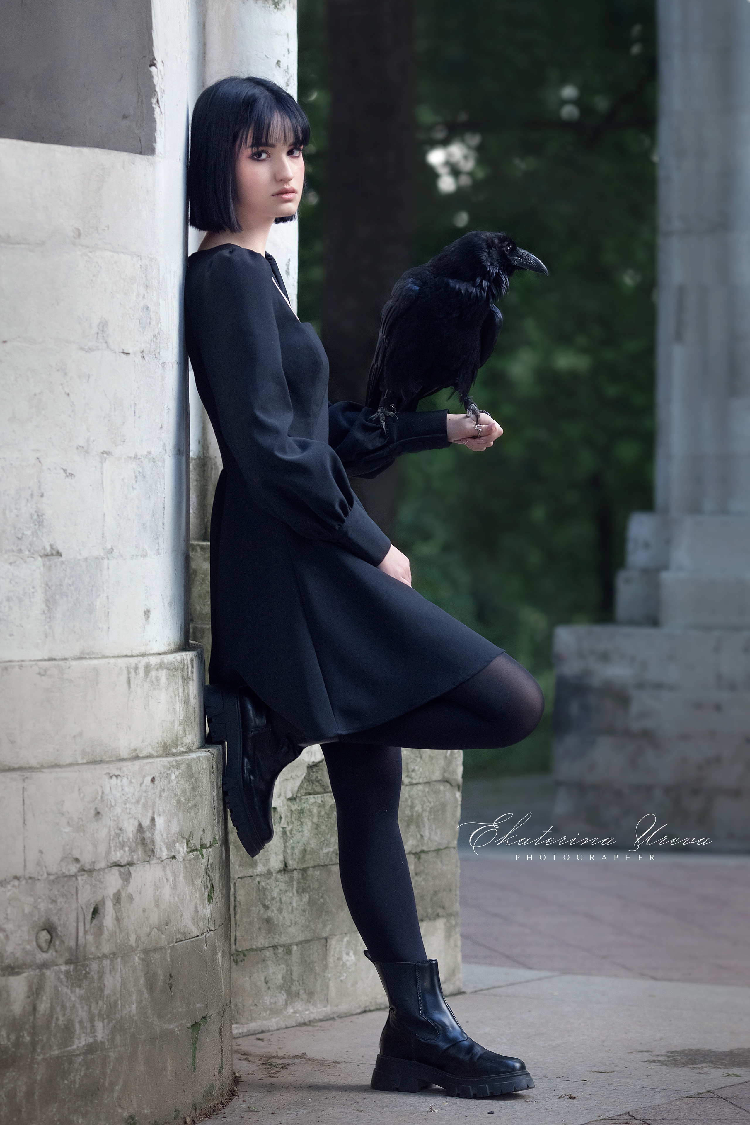 Raven. Children’s and family photographer Ekaterina Ureva in Moscow
