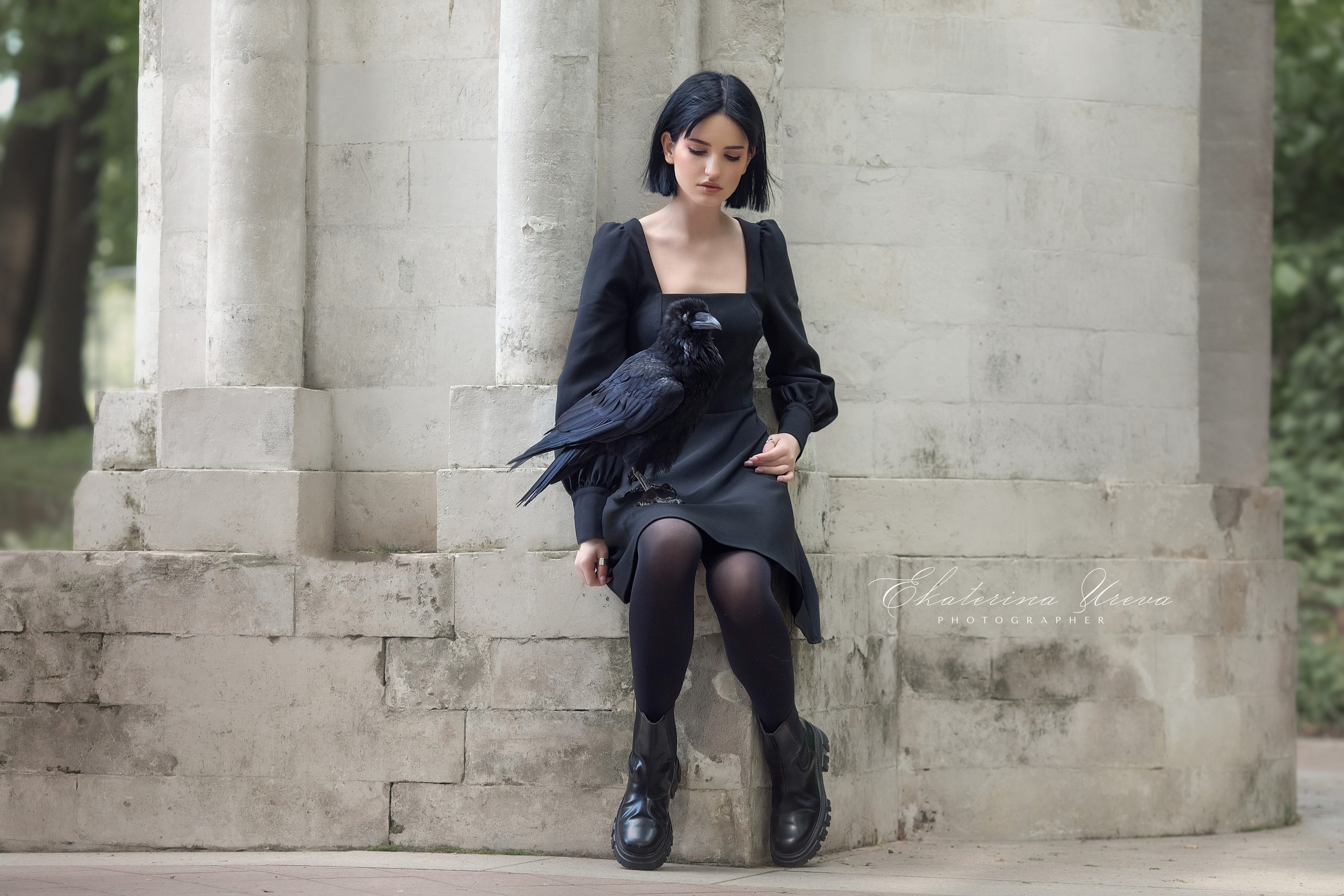 Raven. Children’s and family photographer Ekaterina Ureva in Moscow