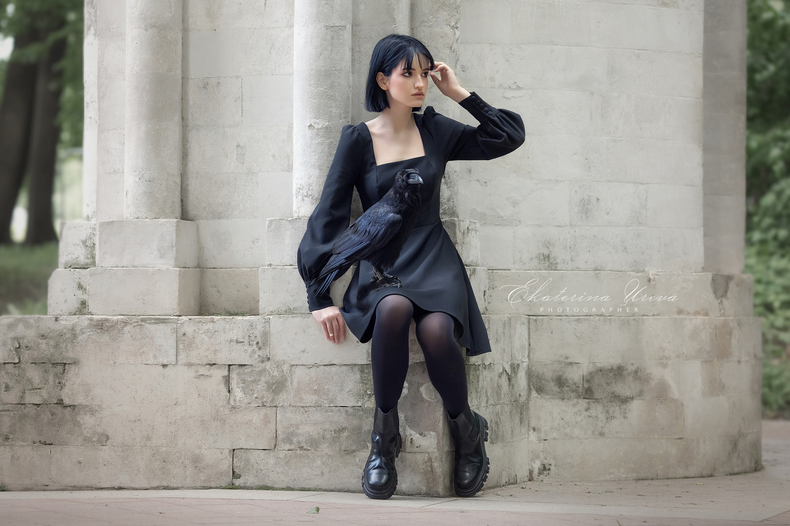 Raven. Children’s and family photographer Ekaterina Ureva in Moscow