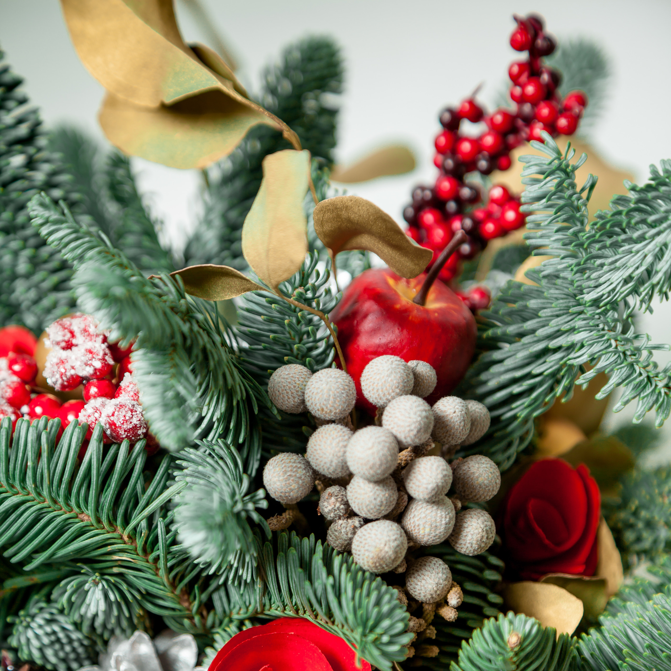 Новогодняя композиция. Флорист Маргарита Гладкова