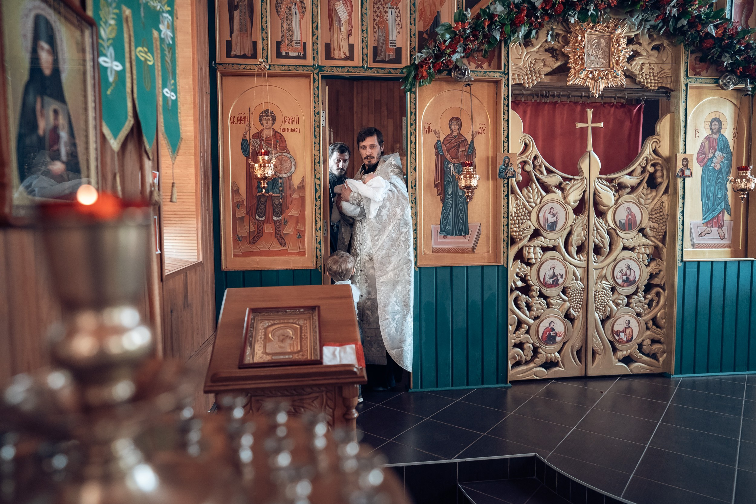 Крещение в храме Блж.Ксении Петербургской Севастополь. Церковный фотограф Севастополь