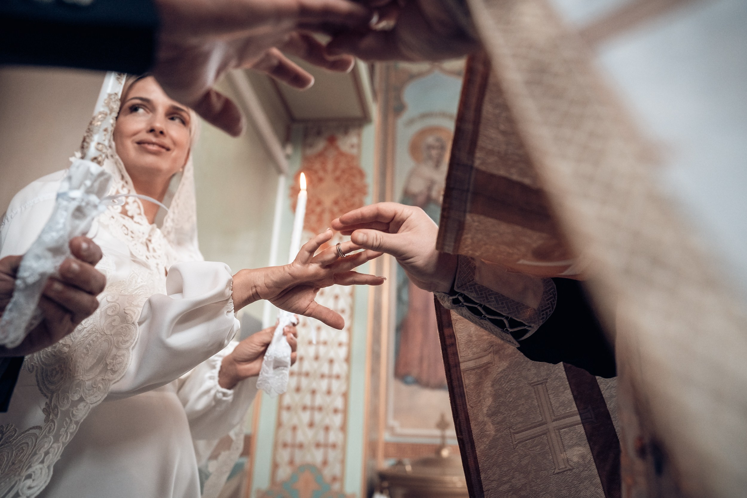 Венчание в храме ап.Андрея Первозванного Севастополь. Церковный фотограф Севастополь