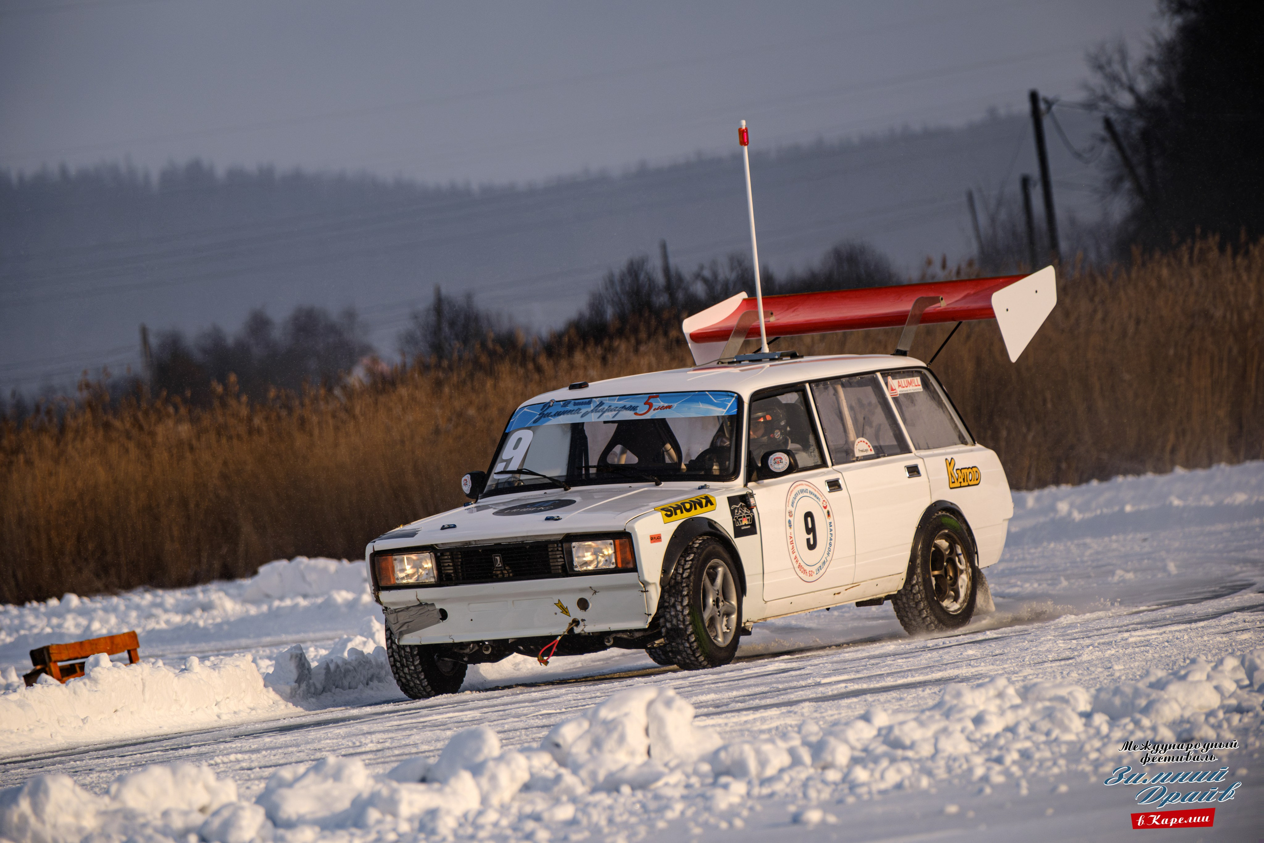 «Зимний Драйв в Карелии» Авто Марафон-гигант «25 часов на льду» Илона Накутис, Николай Грязин, джимхана, фотограф Антон Медведев, icoguar, Сортавала, Карелия