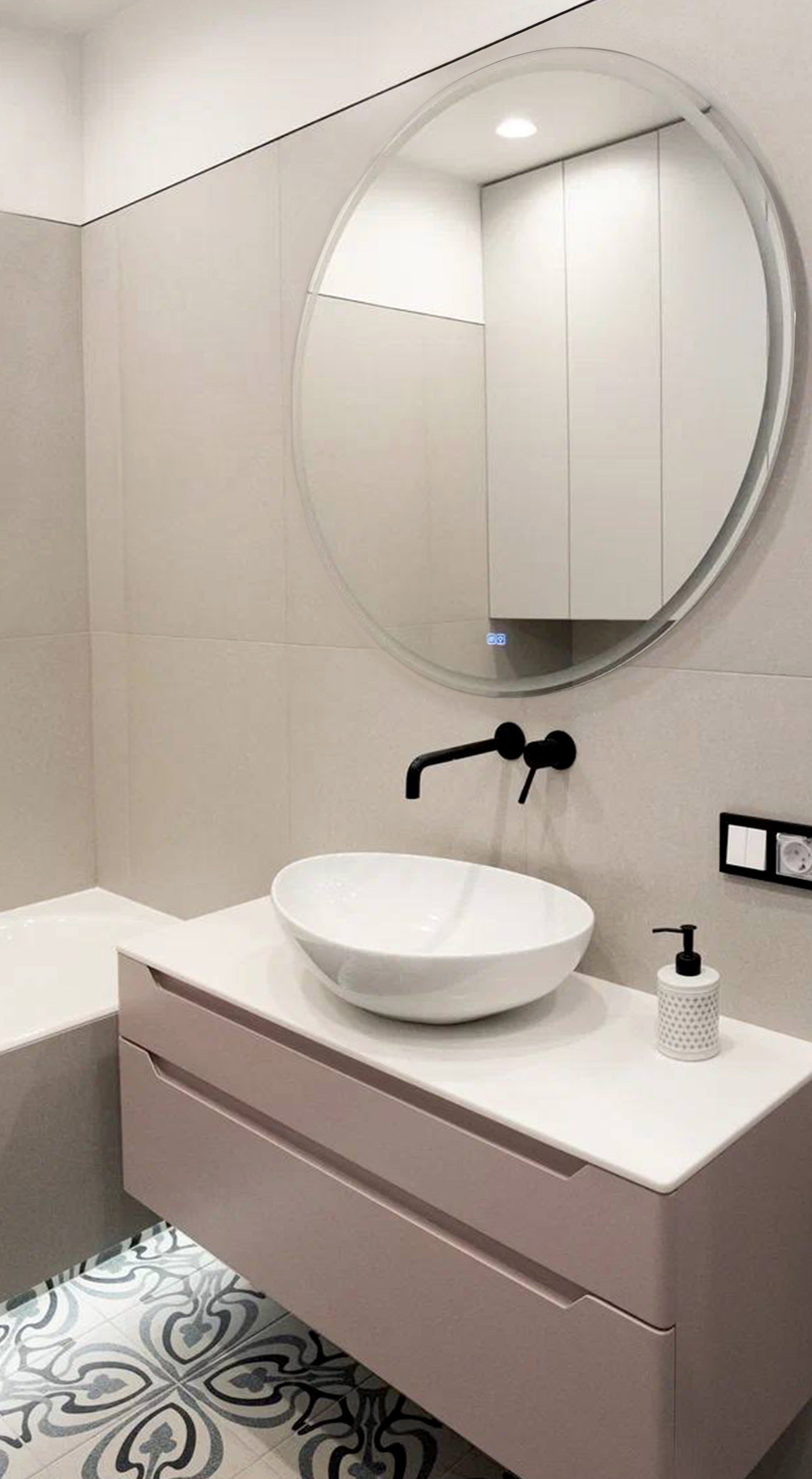 Implemented apartment design project. Interior designer Stockholm