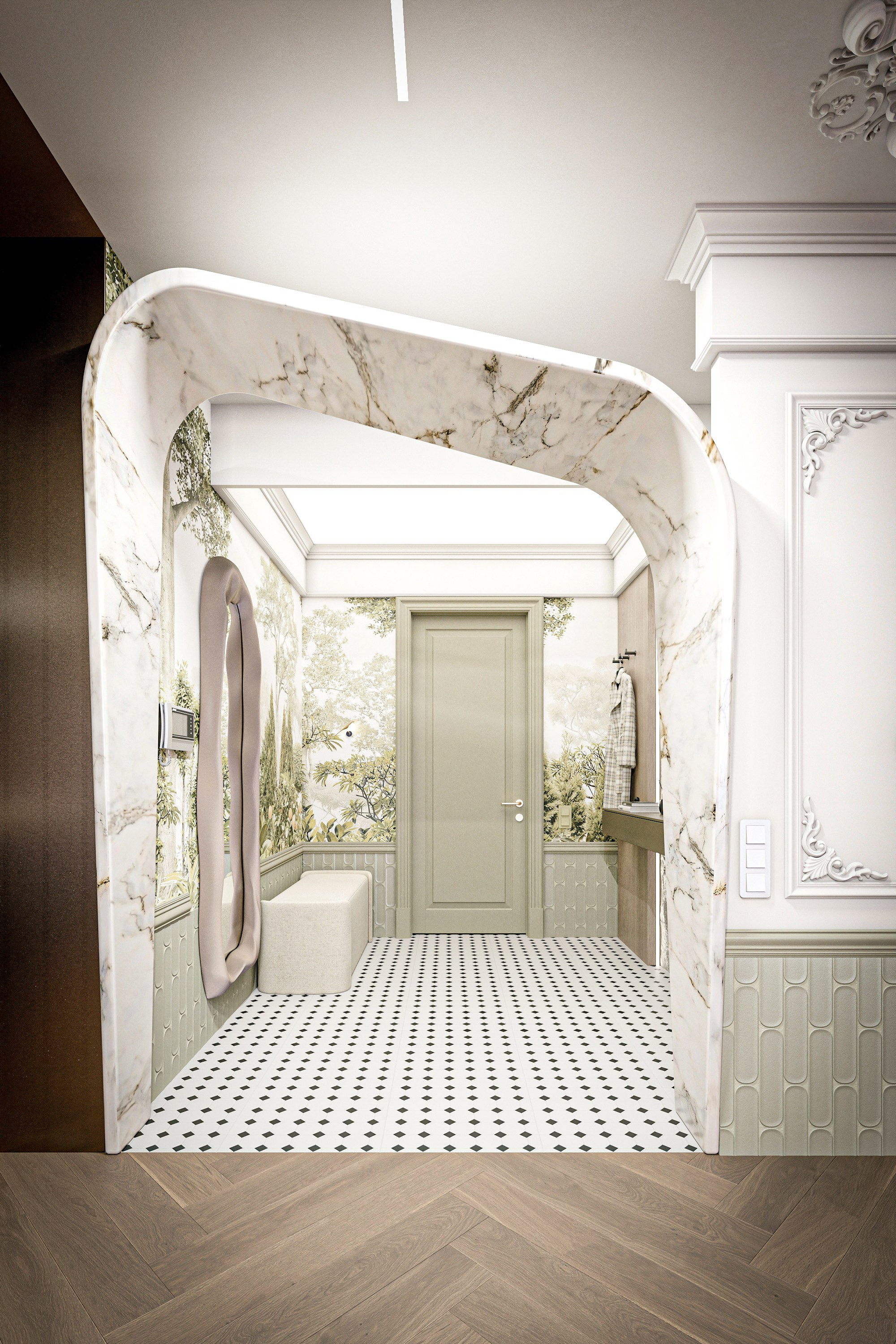 Интерьер кухни-гостиной: сочетание классики и современности. Дизайн интерьера и экстерьера в Санкт-Петербурге Яна Емельянова