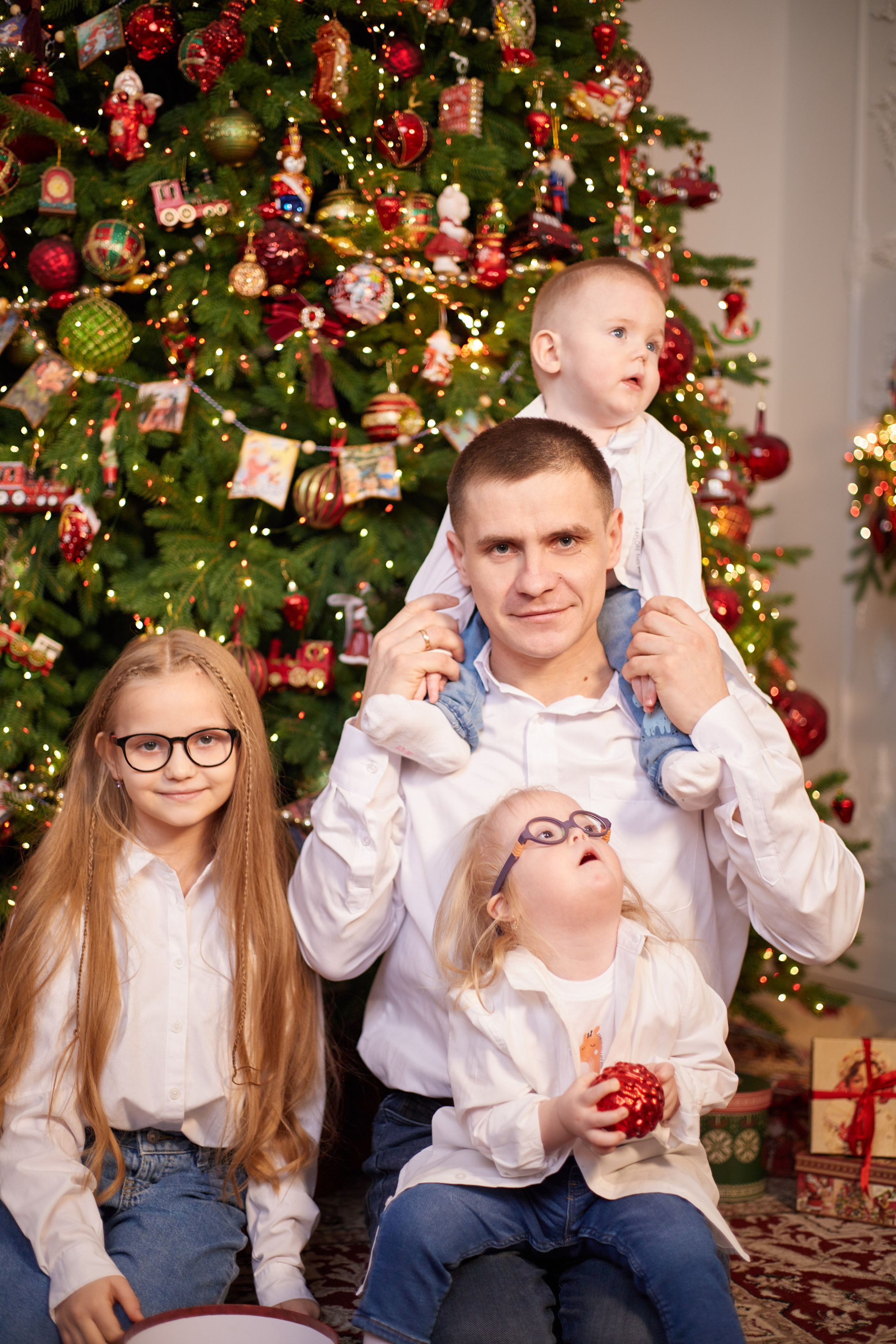 Новогодние съемки. Фотограф Серебряные Пруды Екатерина Рыкина, детские и семейные фотосъемки, бытовой жанр