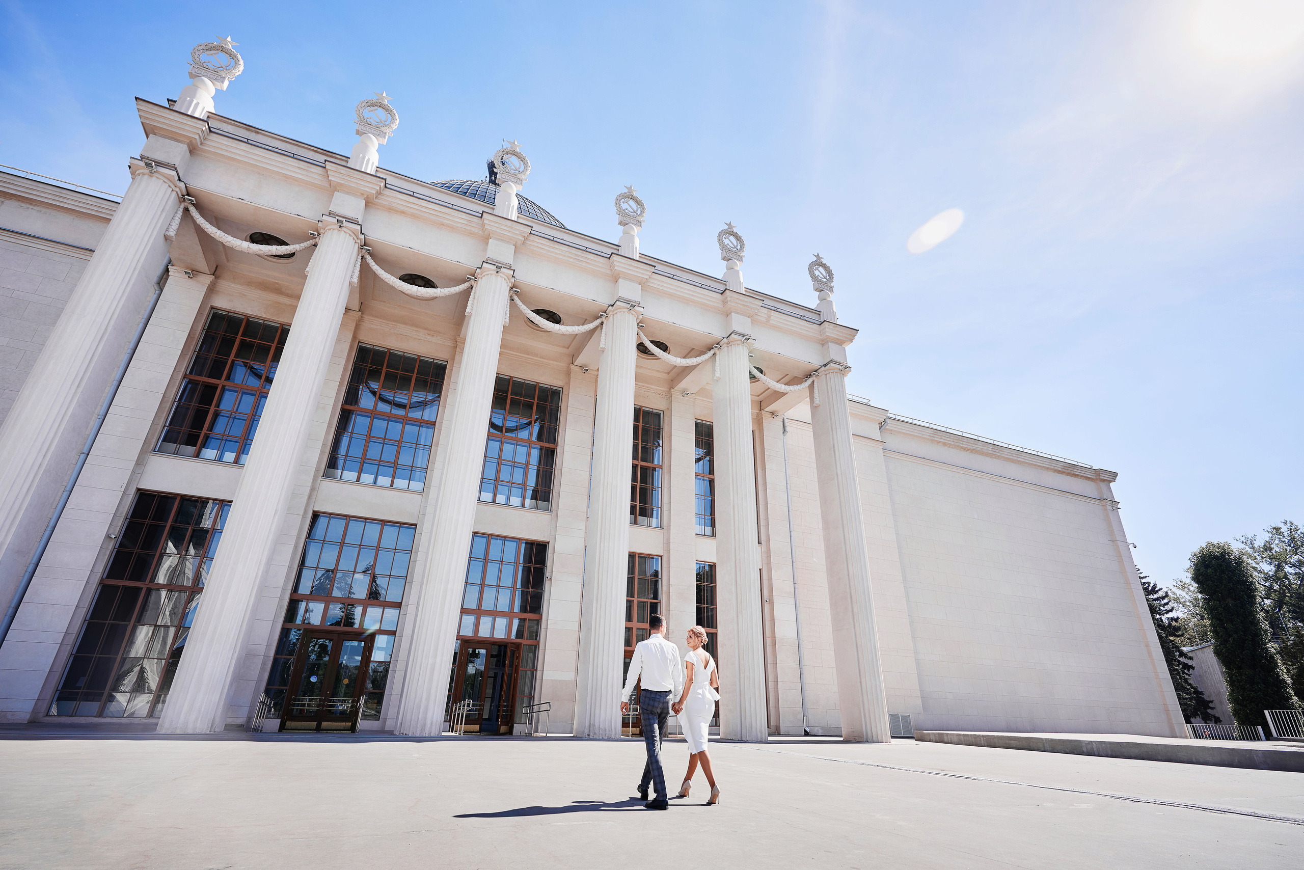 Свадьба на ВДНХ. Фотограф Евгений Опарин