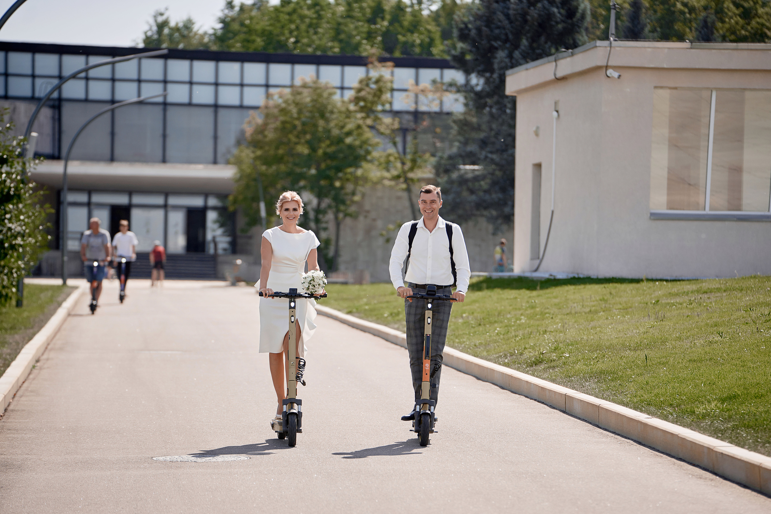 Свадьба на ВДНХ. Фотограф Евгений Опарин