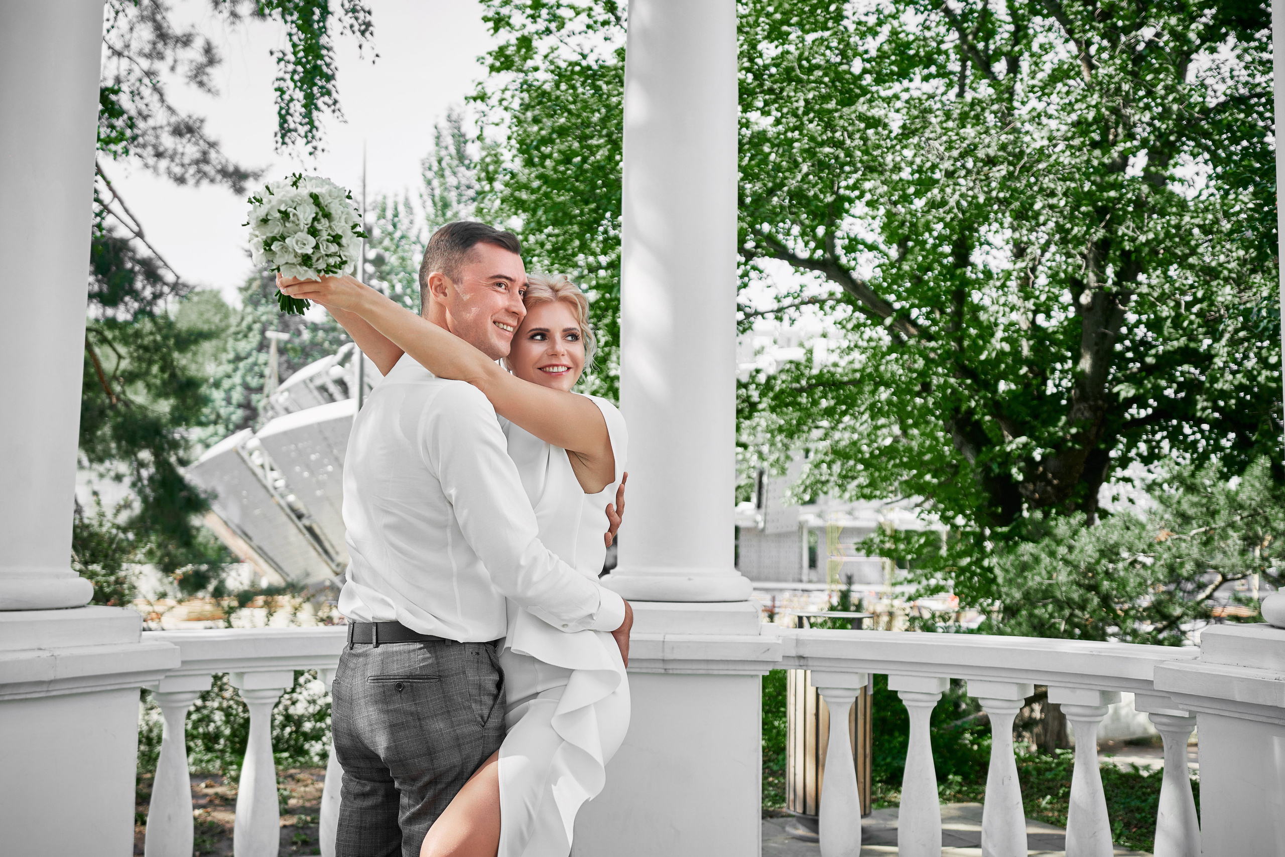 Свадьба на ВДНХ. Фотограф Евгений Опарин