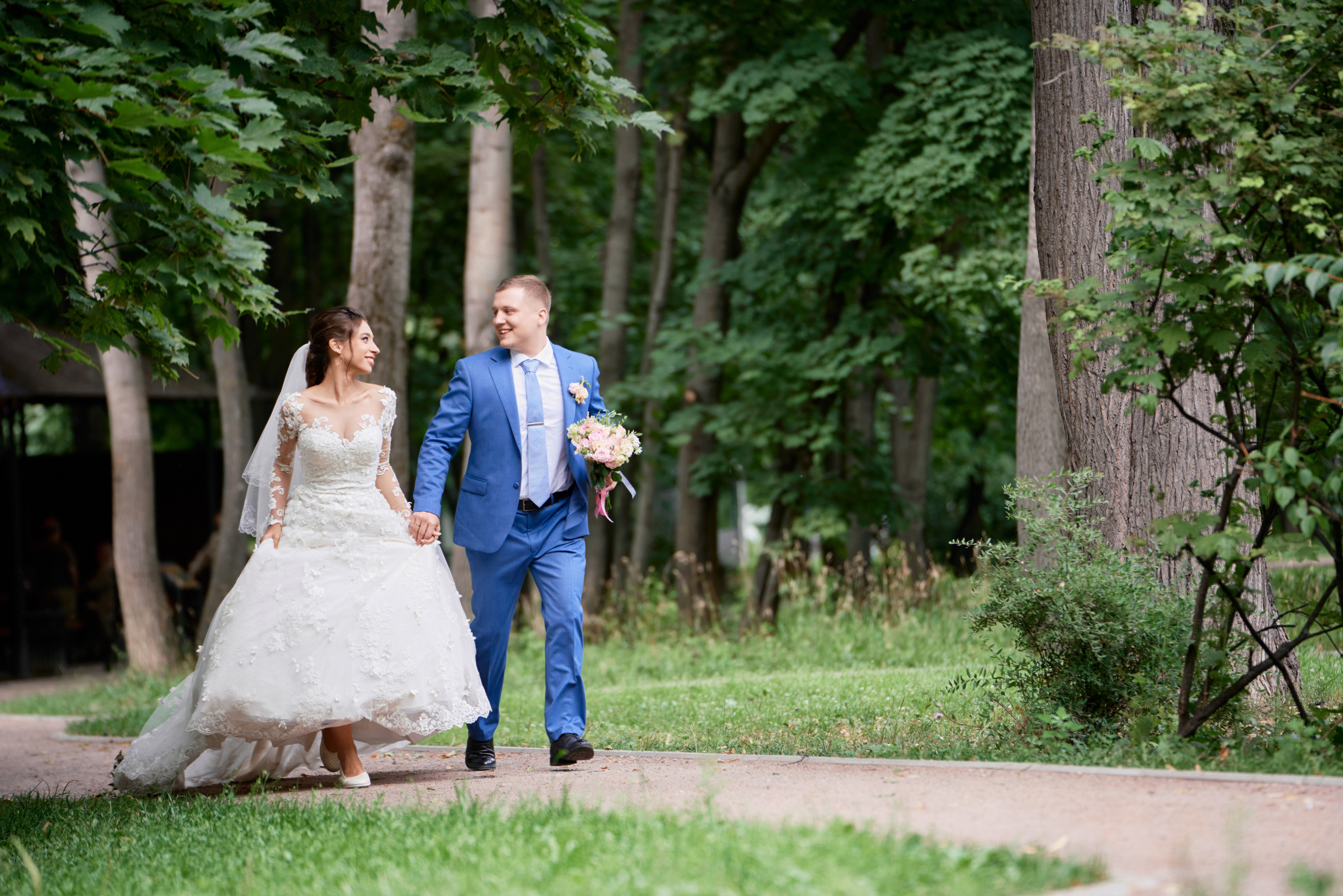 Свадебная прогулка в Воронцовском парке, Вернандский ЗАГС Москвы