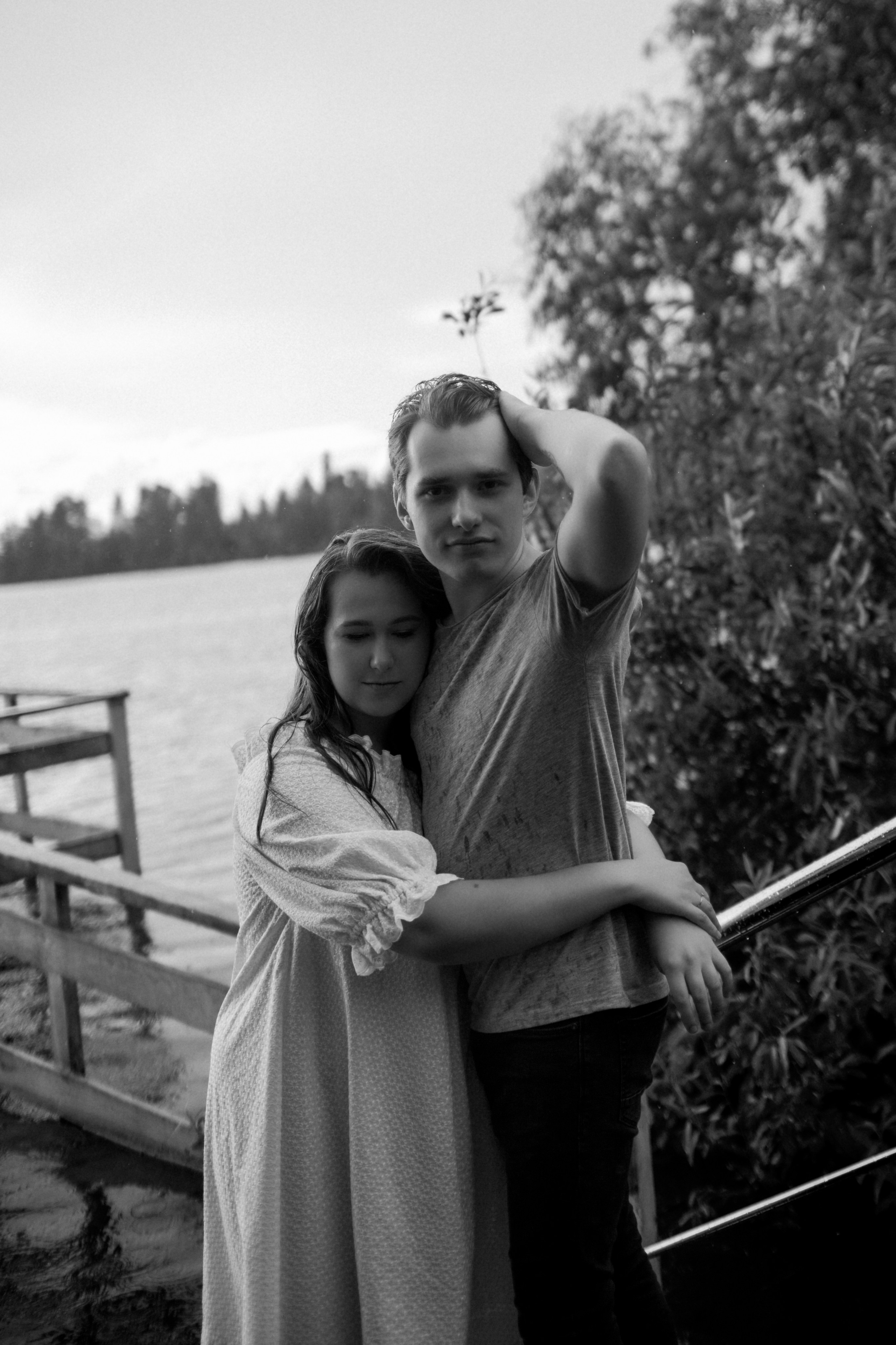 Никита и Виктория. Love Story под дождём в усадьбе «Хорошее место». Сергеев Алексей. Фотограф