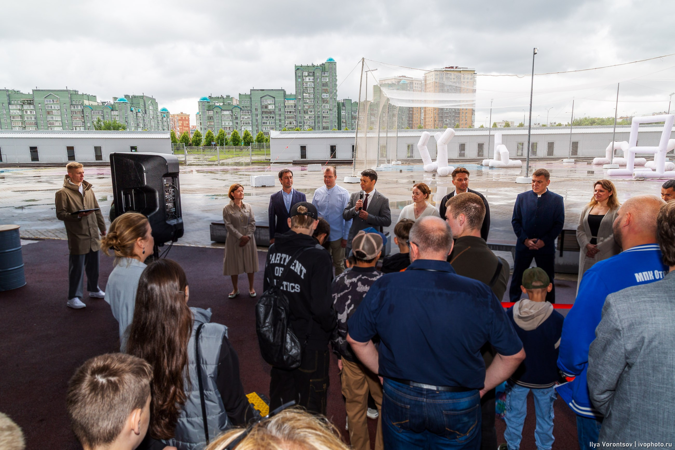 Открытие уличной площадки для полетов «Точка Взлета» в «Академии Дронов» Ак Барс Арена. Фотограф в Казани Воронцов Илья