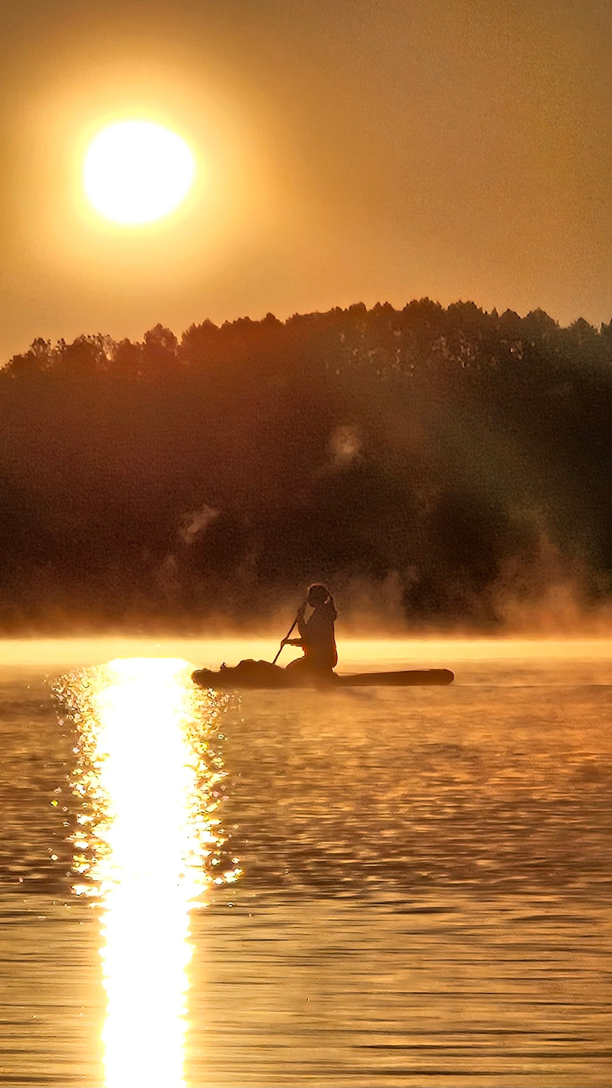 Рассвет на сапах в Сипайловских карьерах