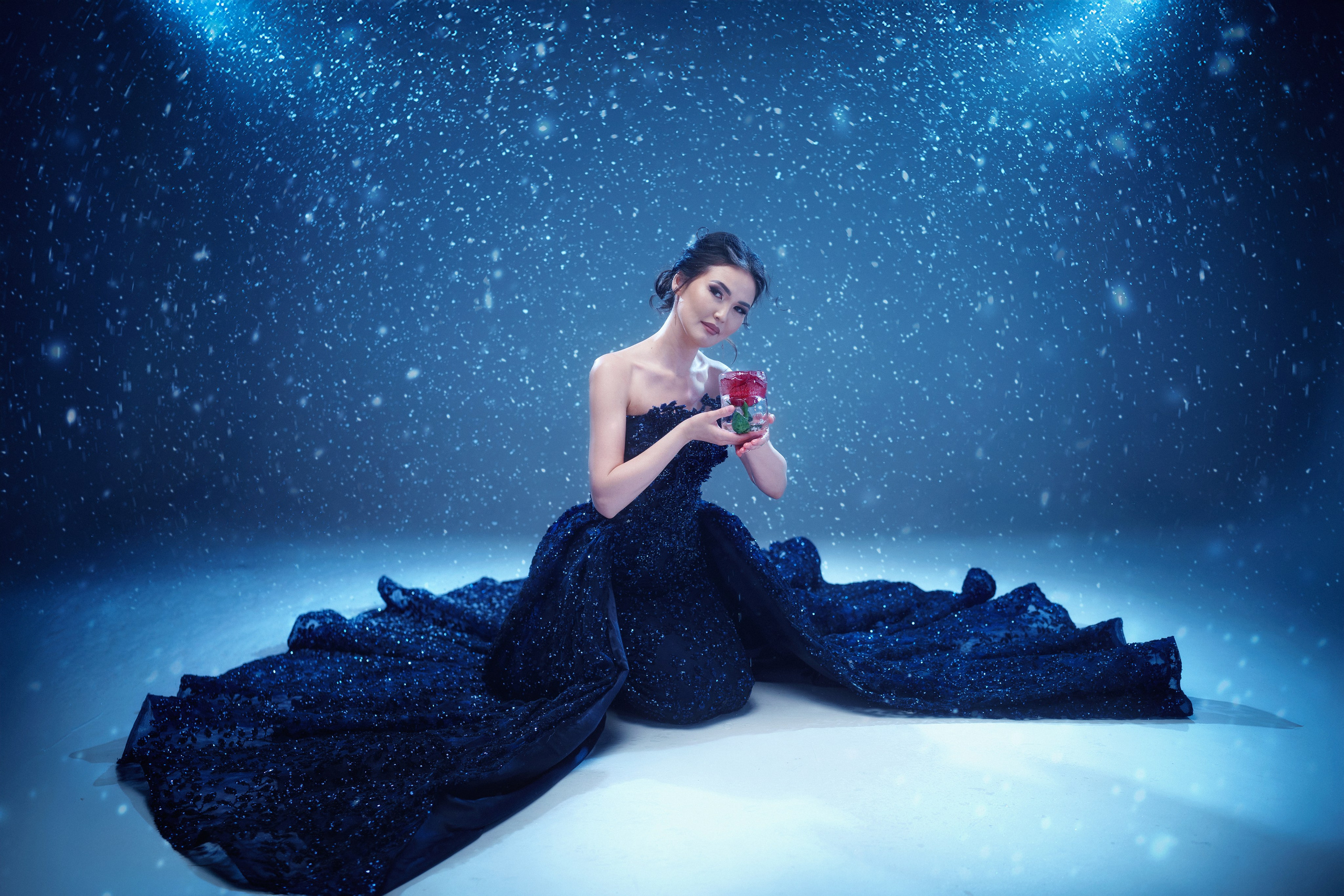 Новогодняя контент-съемка для Мереке