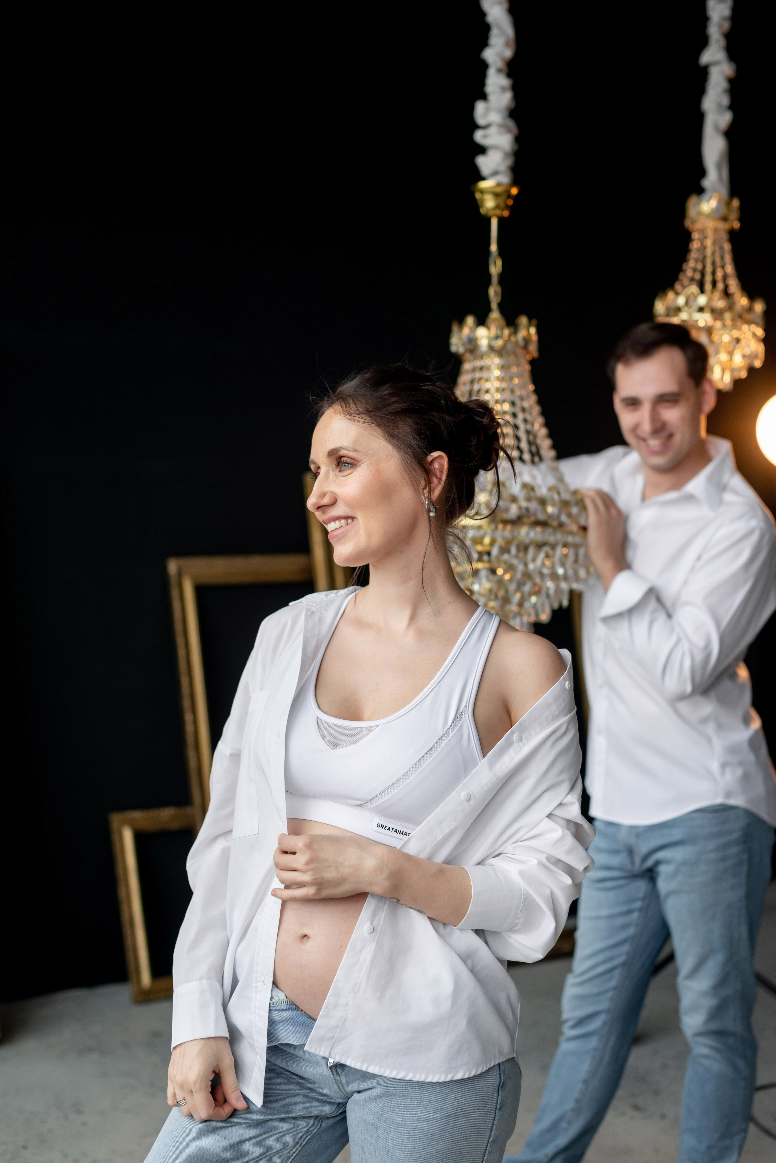 Беременность в красках и необычное гендер-пати. Портретный, семейный и свадебный фотограф в Санкт-Петербурге и в Пушкине Ширяев Денис