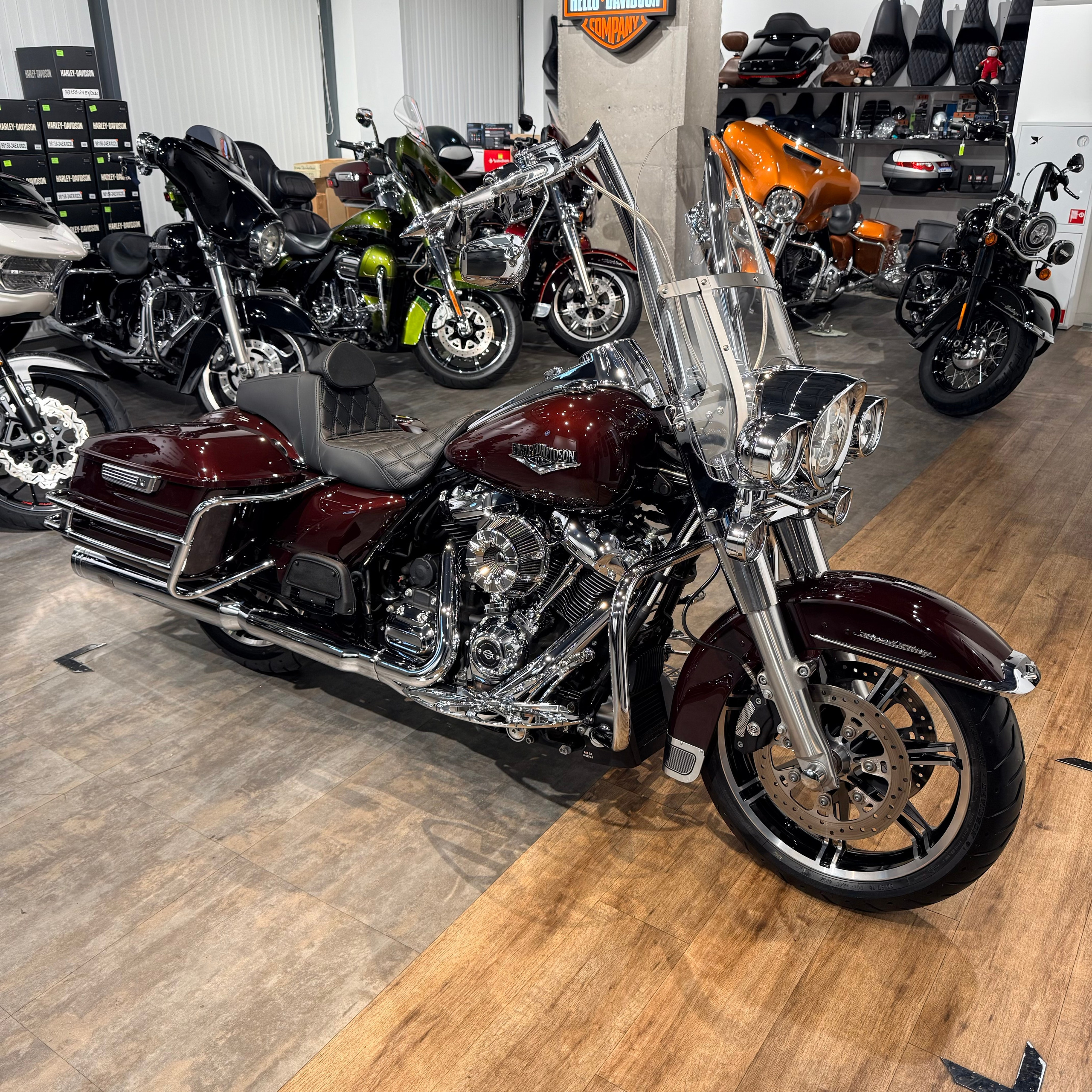 2022 HD Road Кing АВS Dark Cherry Реarl (VIN *5НD*0862). Hello Davidson, Москва. Только хорошие мотоциклы…