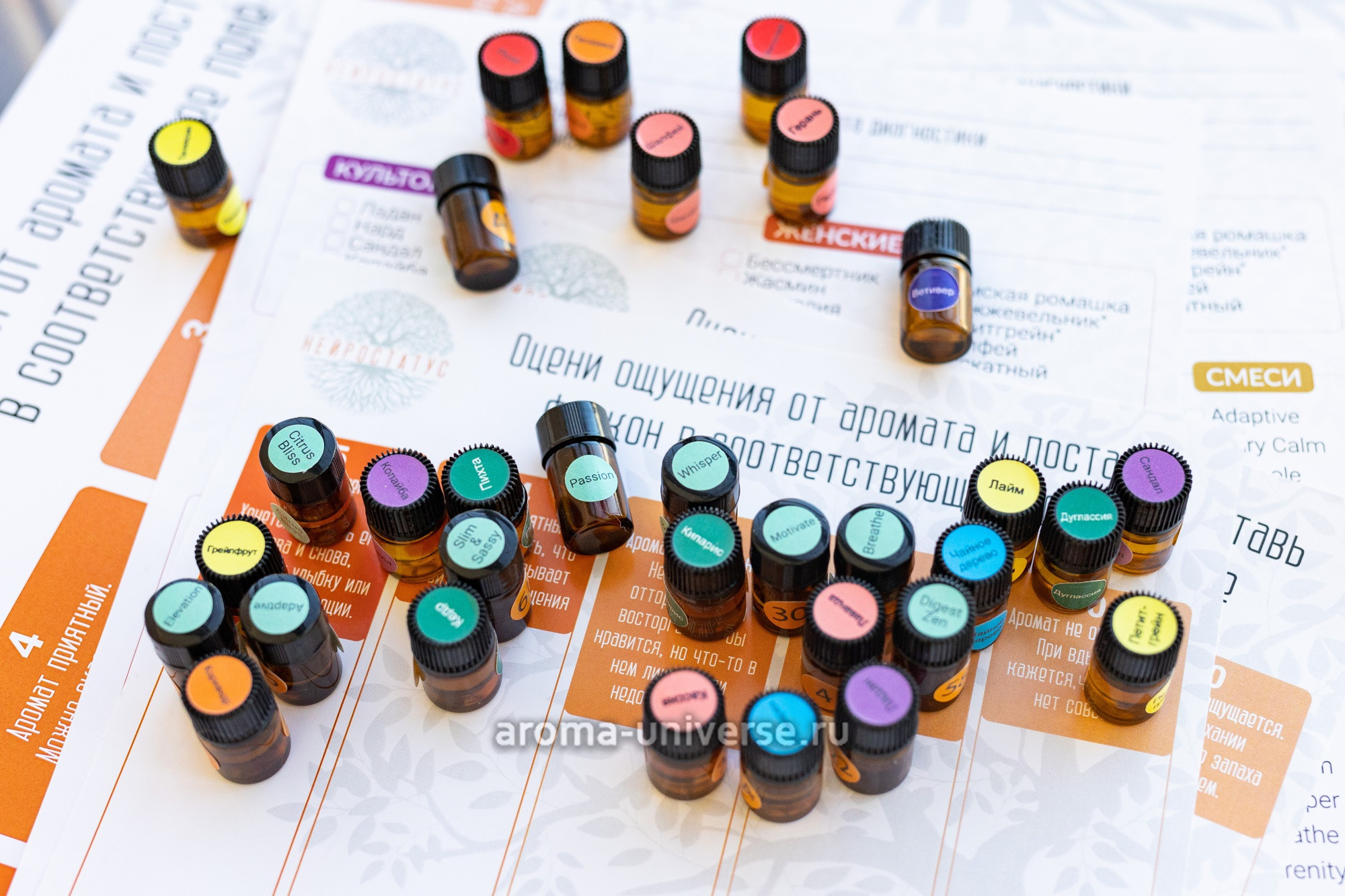 Ароматестирование «Нейростатус» в Ярославле. Ароматестирование по методу Аромакод и Нейростатус в Санкт-Петербурге