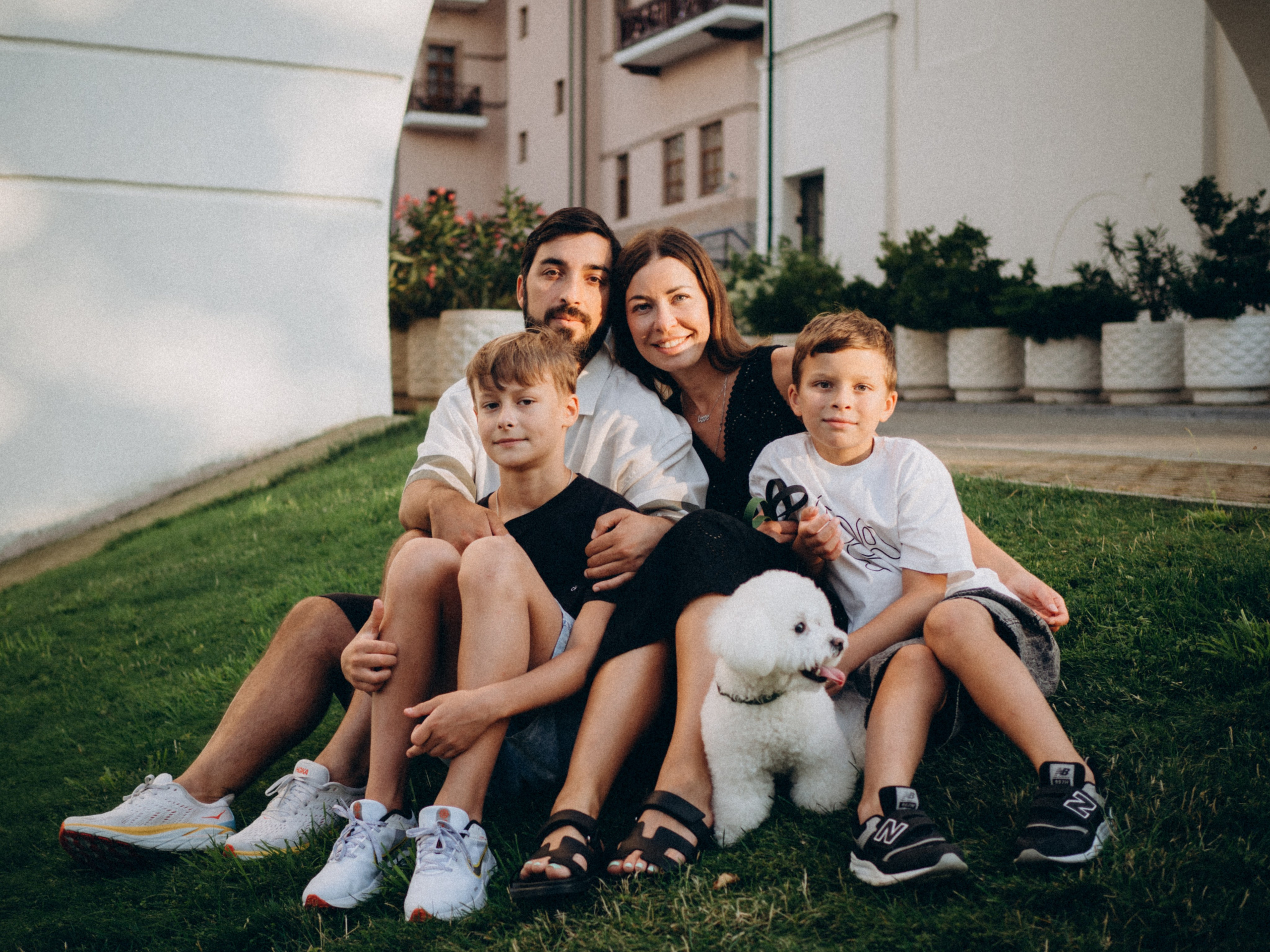 Семейная прогулочная фотосессия