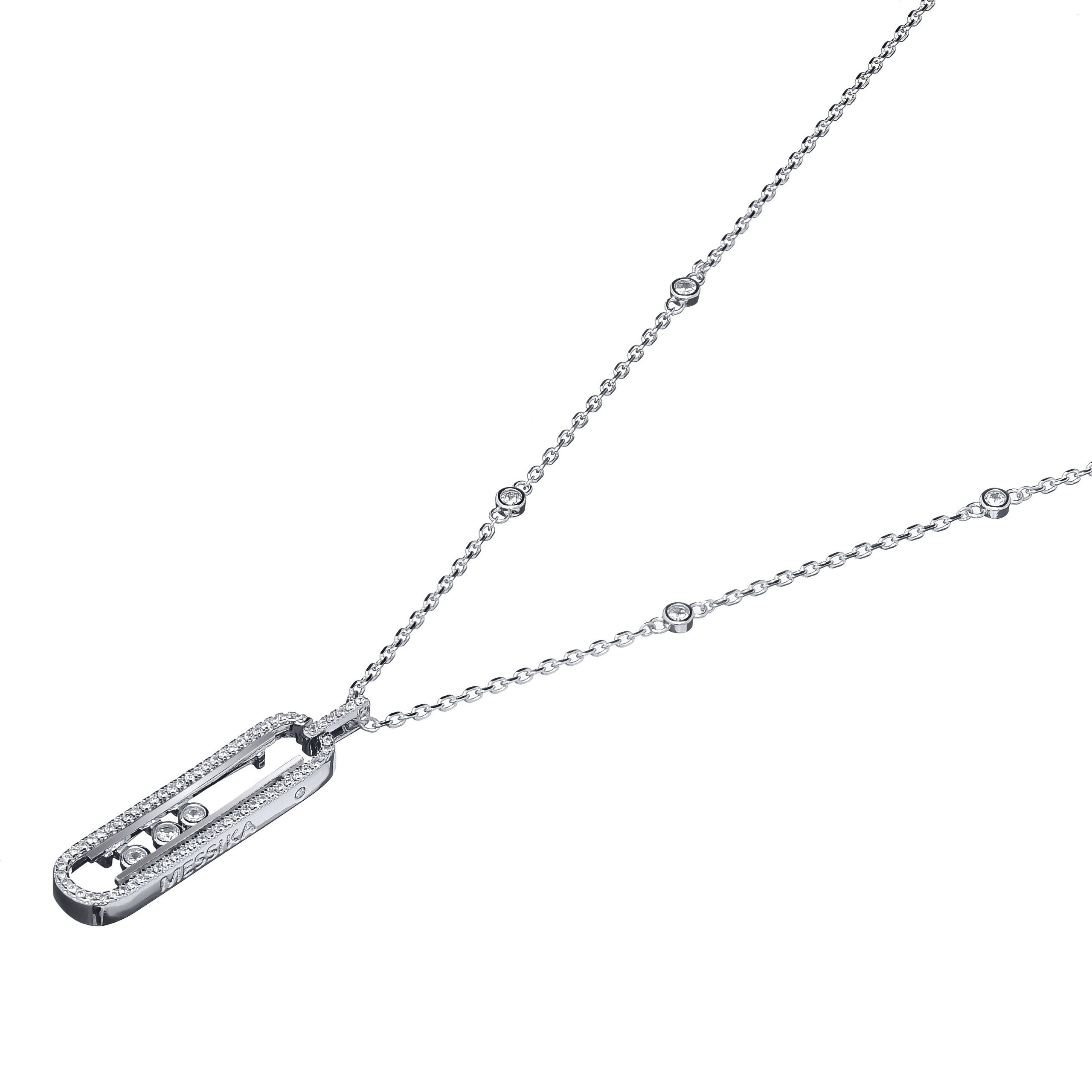 цепочка и подвеска серебряные