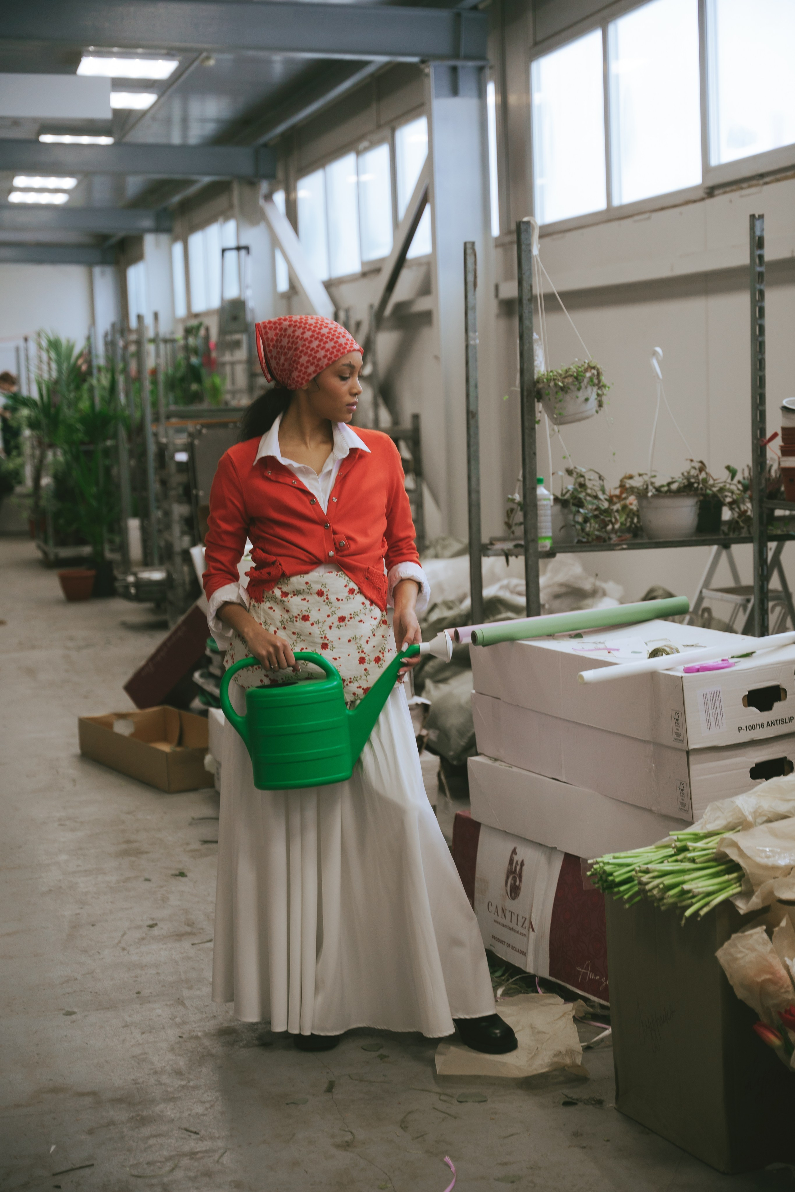 Стилизованная контент фотосессия для цветочной базы в Архангельске