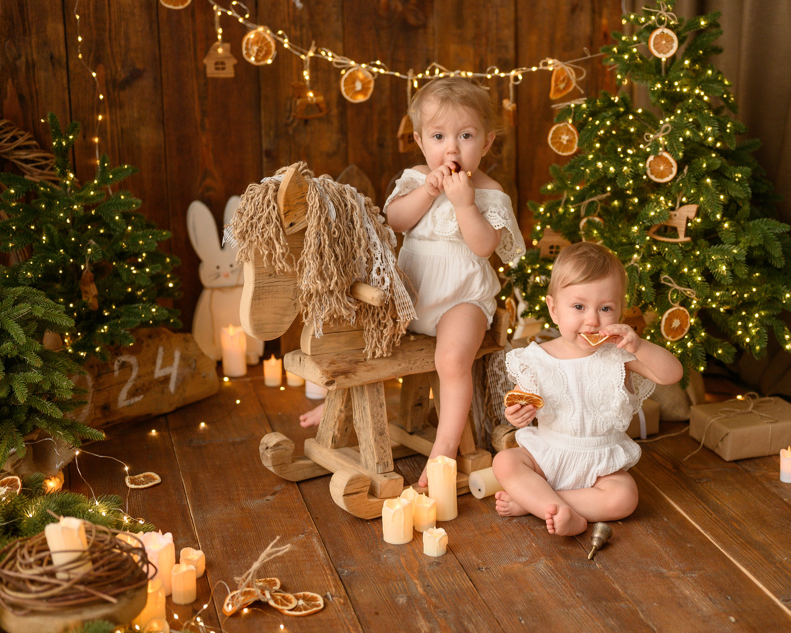 Катюше и Лизоньке годик. Детский и семейный фотограф Ирина Гладких