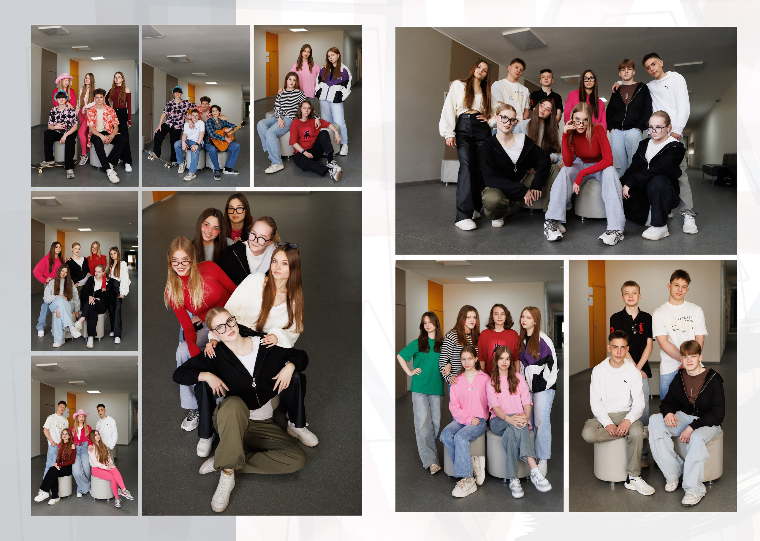 Стильные, современные альбомы для выпускников. Свадебный, семейный и школьный фотограф в Сызрани Максим Баталов