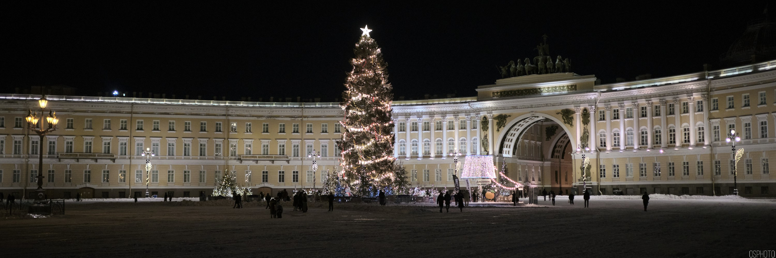 Снег и туман в Санкт-Петербурге. Фотографъ Сергѣевъ. Поймать мгновеніе