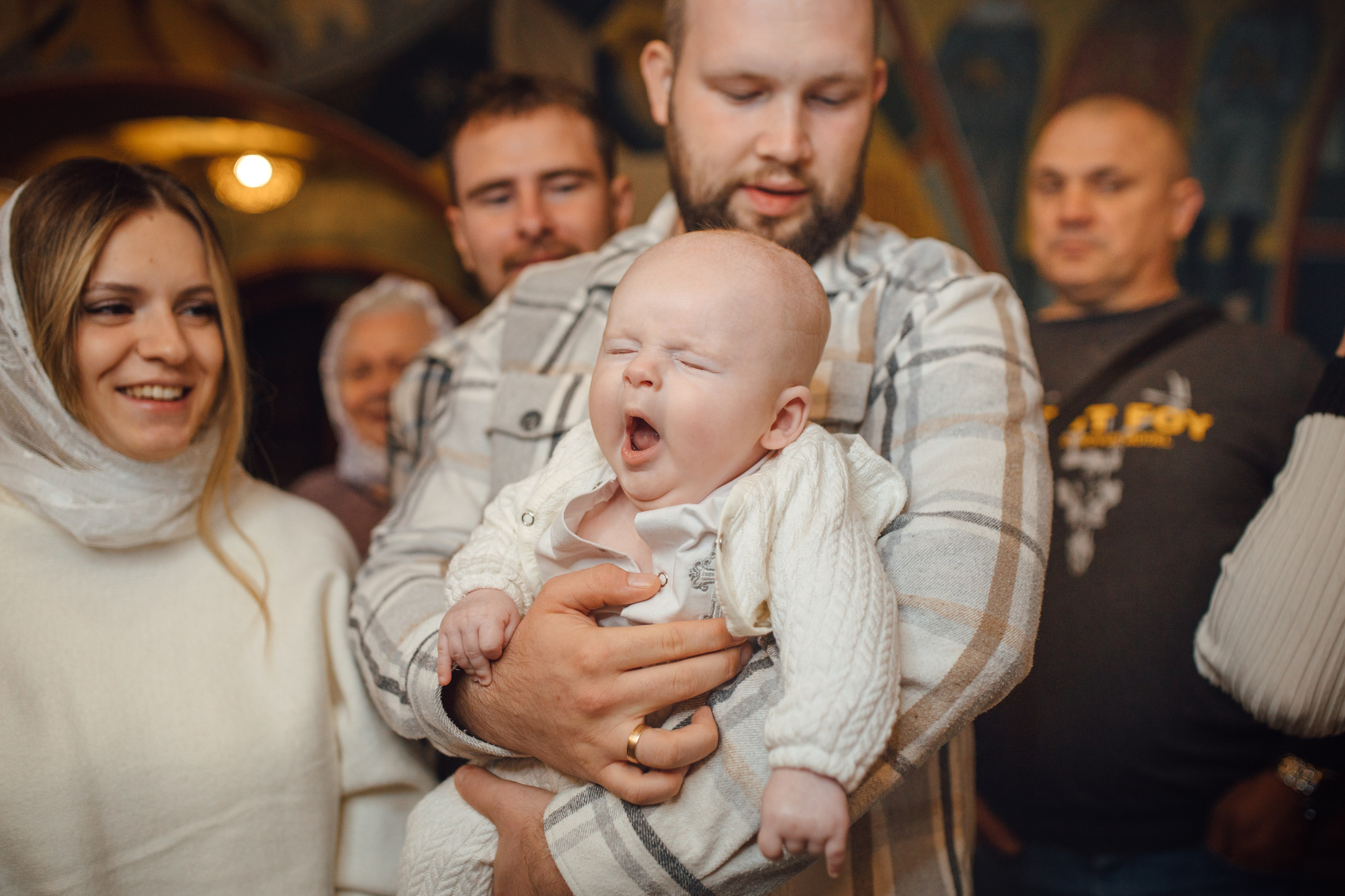 Таинство крещения Ярослава, храм Рождества Христова, Стиклево