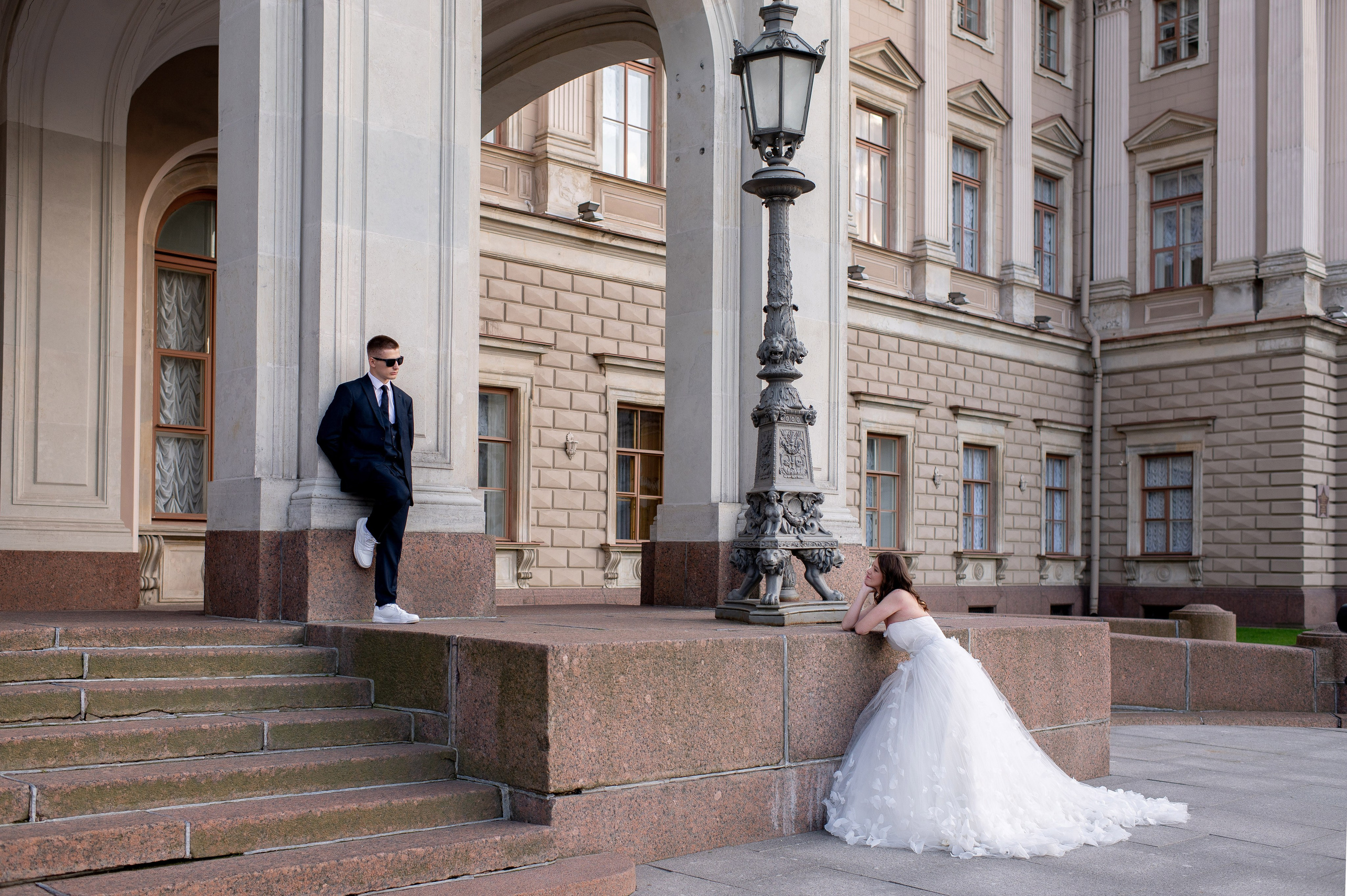 Зажигательная и динамичная свадебная фотосессия Анастасии и Максима. Портретный, семейный и свадебный фотограф в Санкт-Петербурге и в Пушкине Ширяев Денис