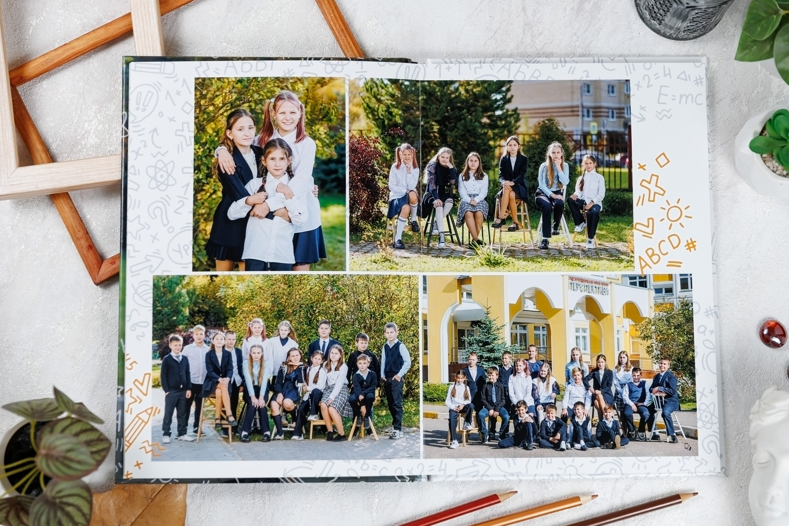 Выпускные альбомы 4 класс. Семейный и детский фотограф Комина Елена, Власиха, Одинцово