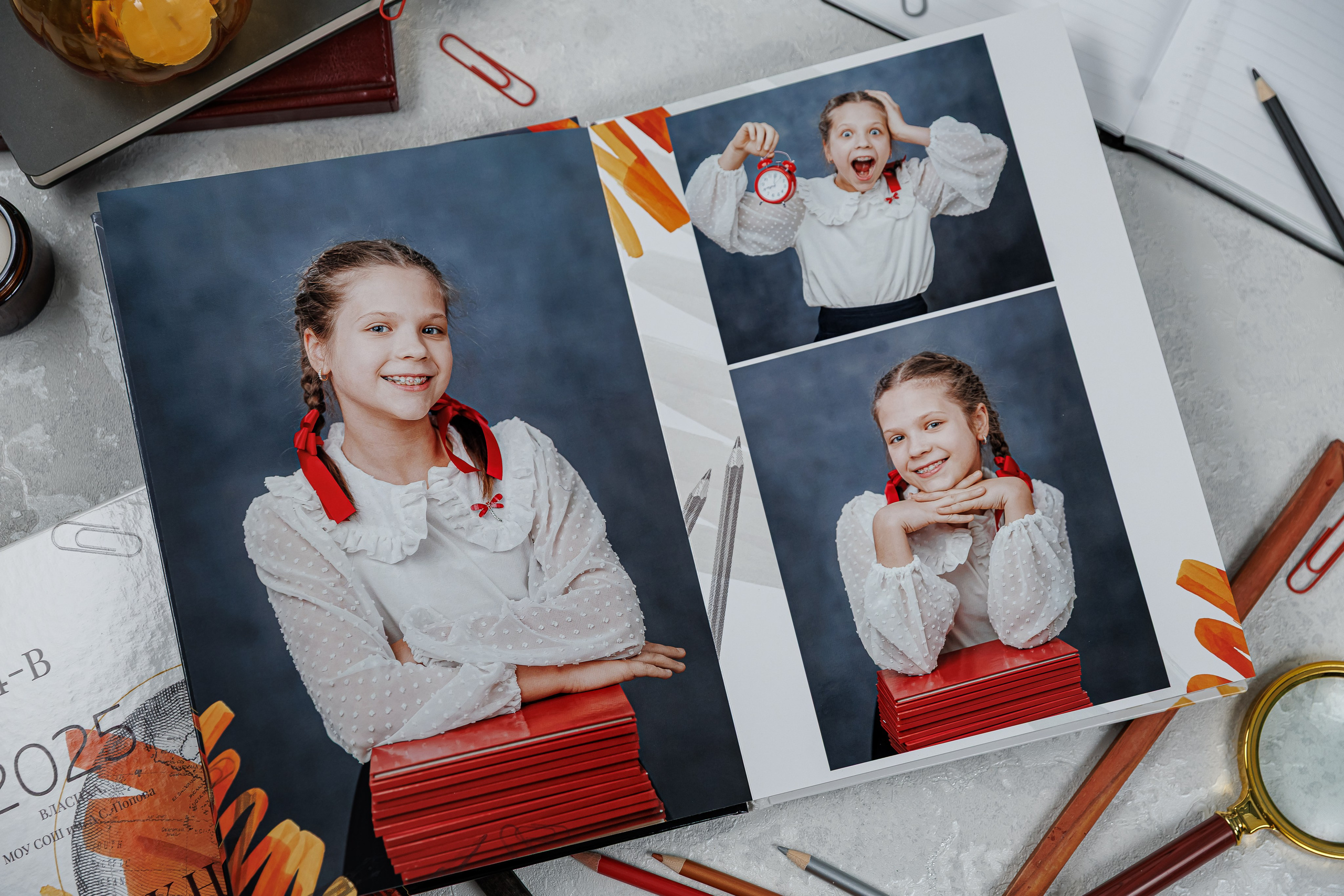 Выпускные альбомы 4 класс. Семейный и детский фотограф Комина Елена, Власиха, Одинцово