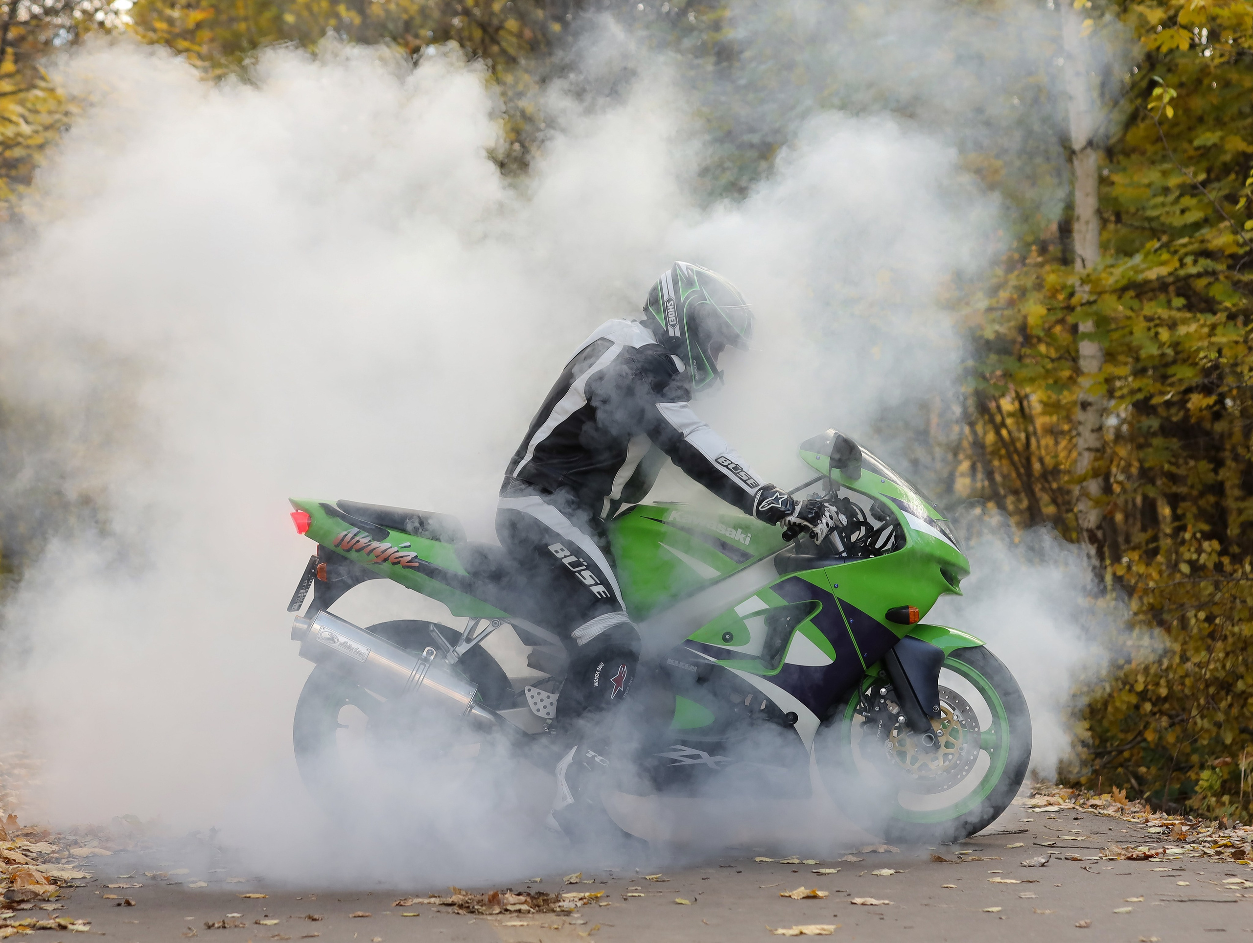 Виталий Kawasaki ZX6R. Фотограф Антон Чупринин