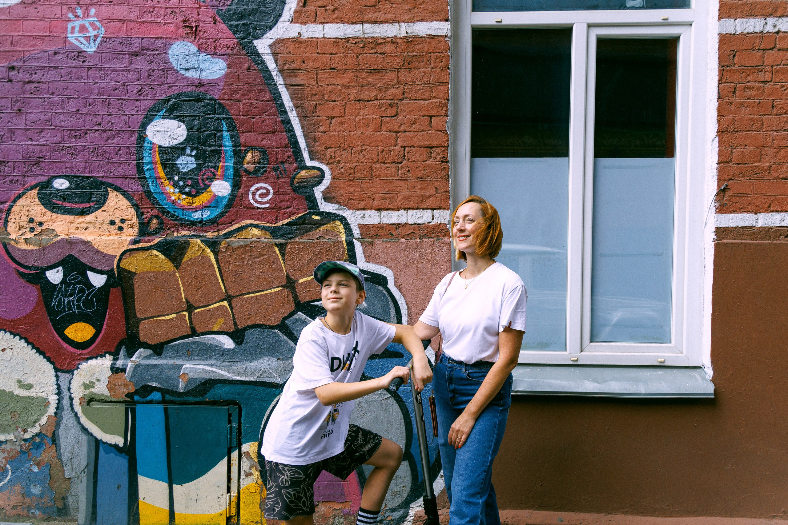 Фотосессия Мама и Сын в городе. Семейный фотограф в Москве Влада Лунина