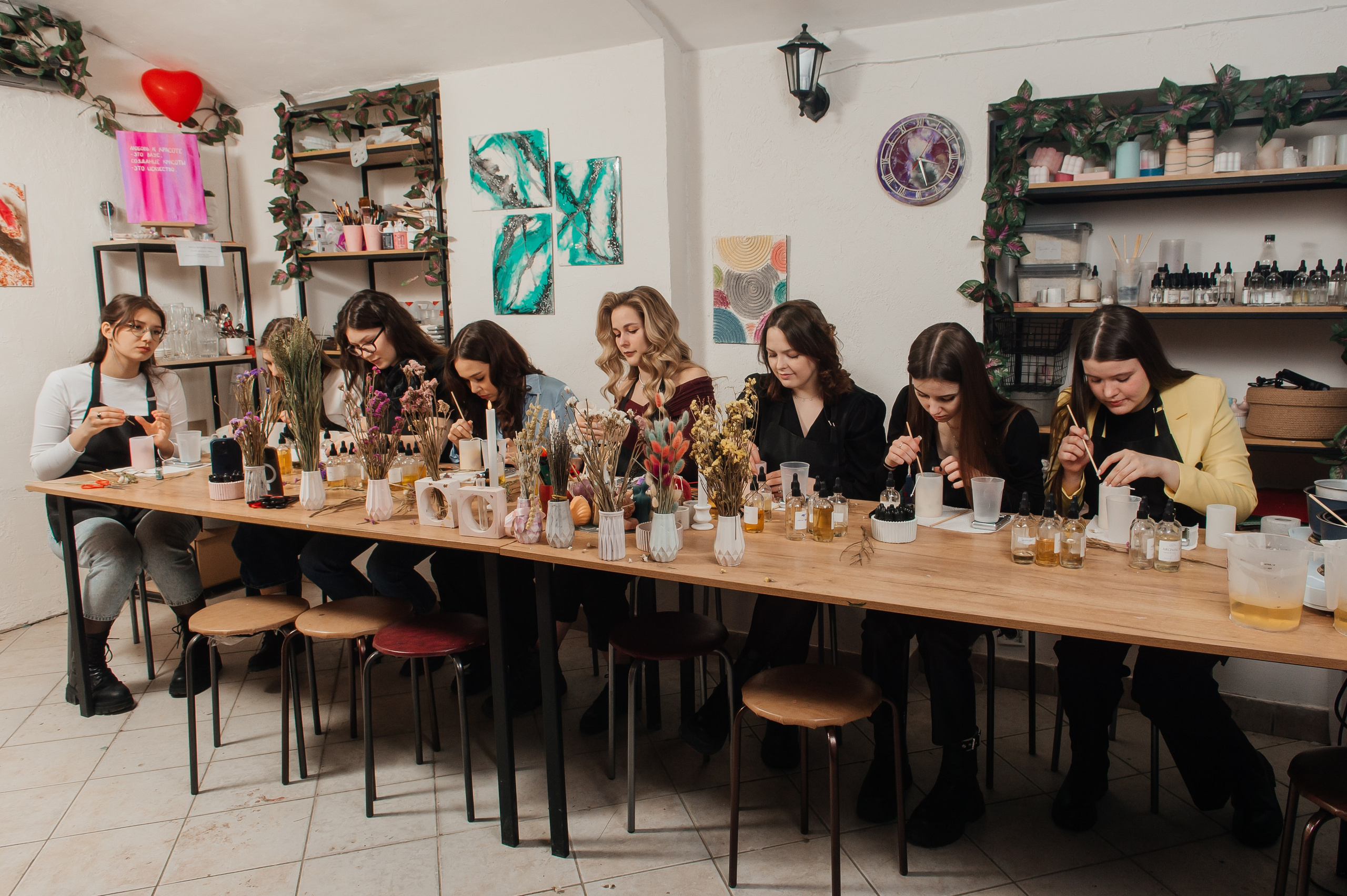 Мастер-класс по ботанической свече в Казани — AROMALAGE в гостях