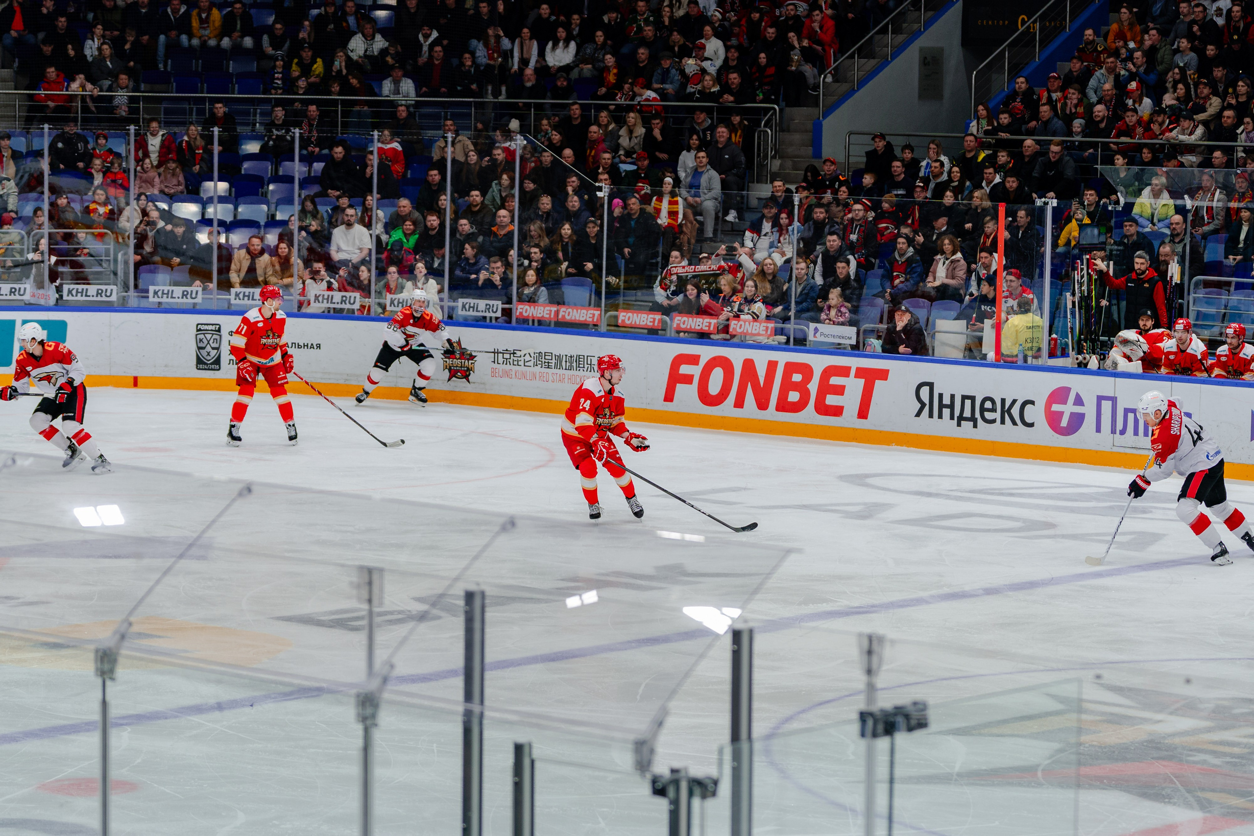 КХЛ КУНЬЛУНЬ РС — АВАНГАРД 22 МАРТА 2025. Репортажный фотограф в Москве Измалков Артем