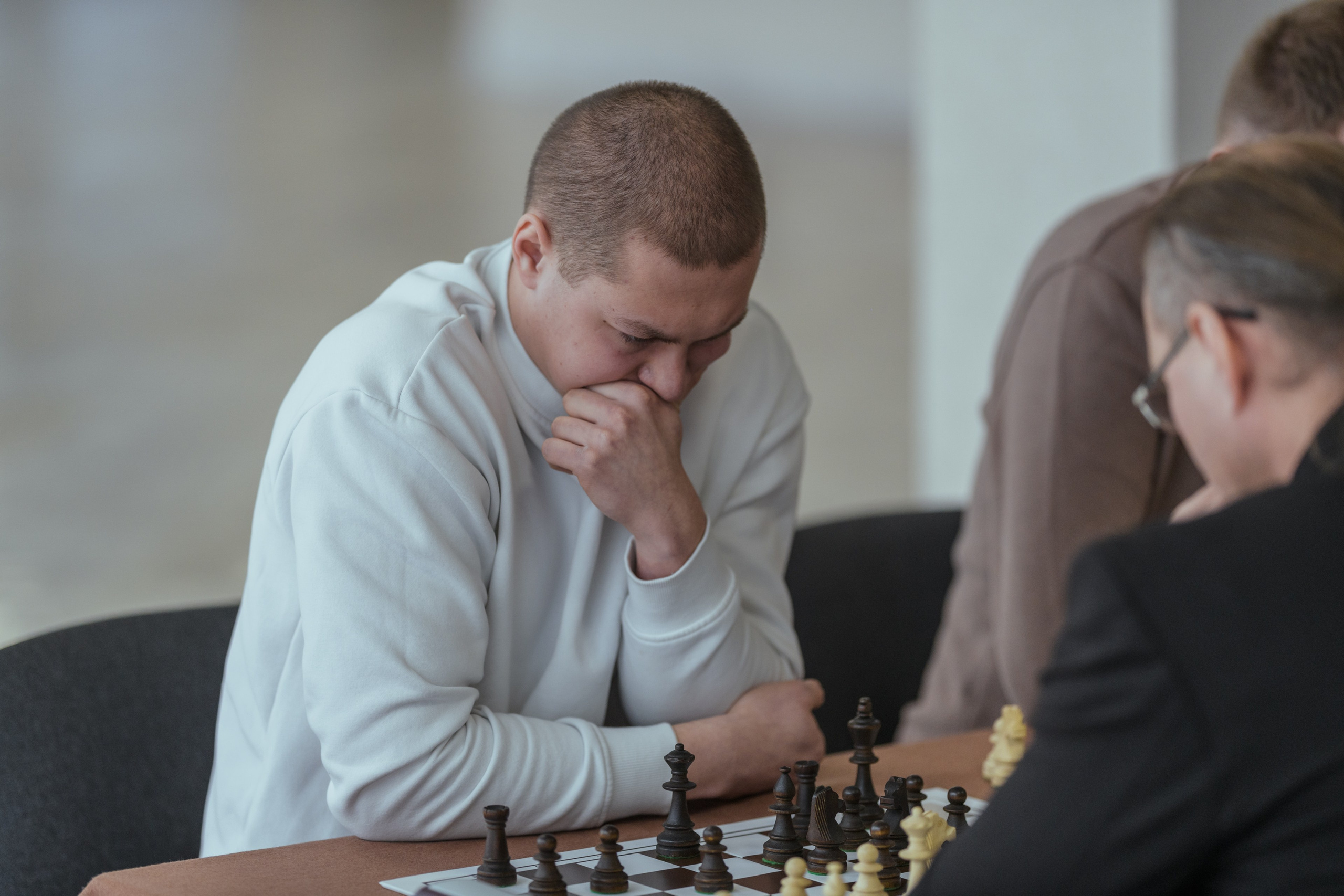 Первенство ОАО «Мозырский НПЗ» по шахматам. Репортажный фотограф Владимир Беляй