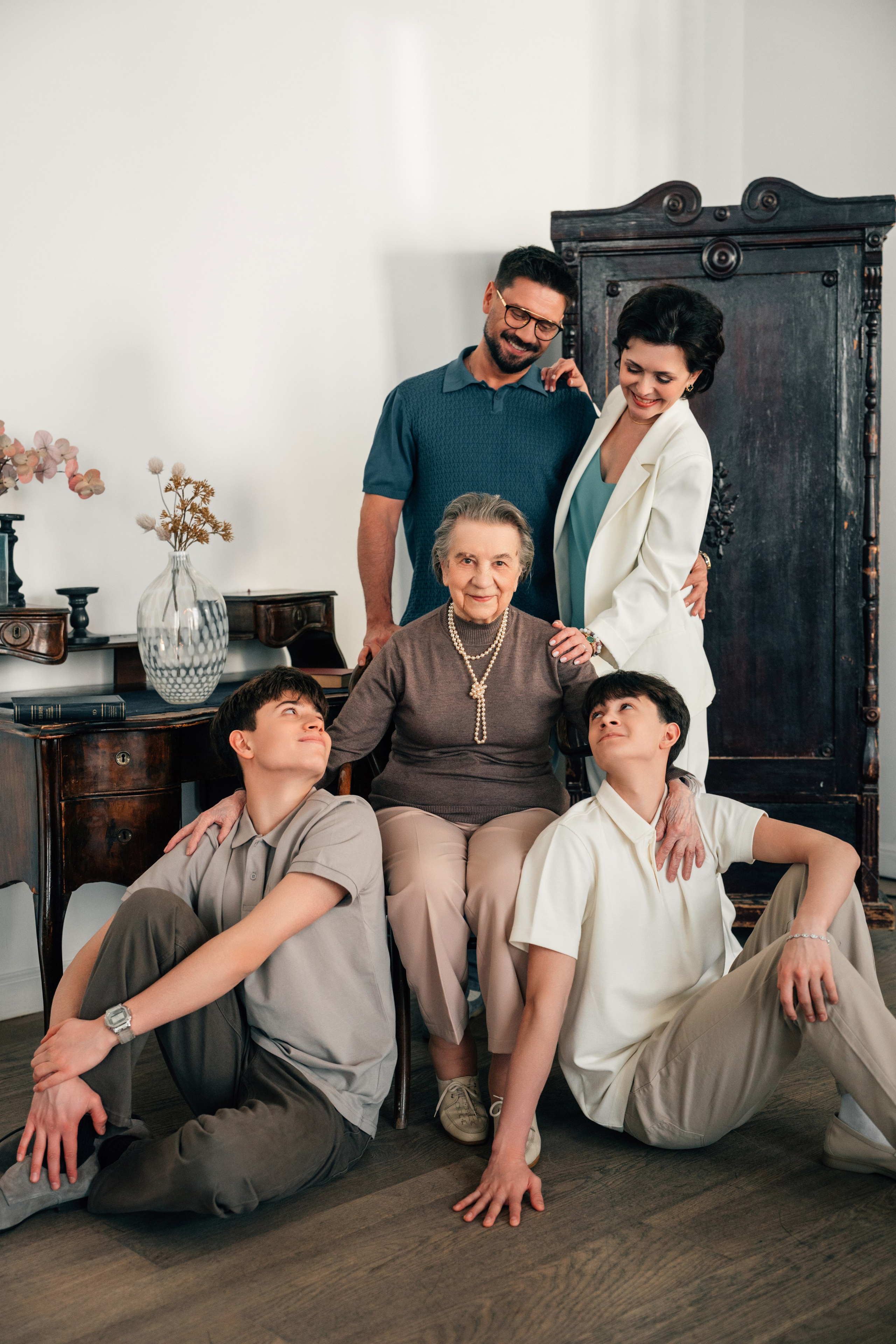 Фотосессия к 100-летию бабушки