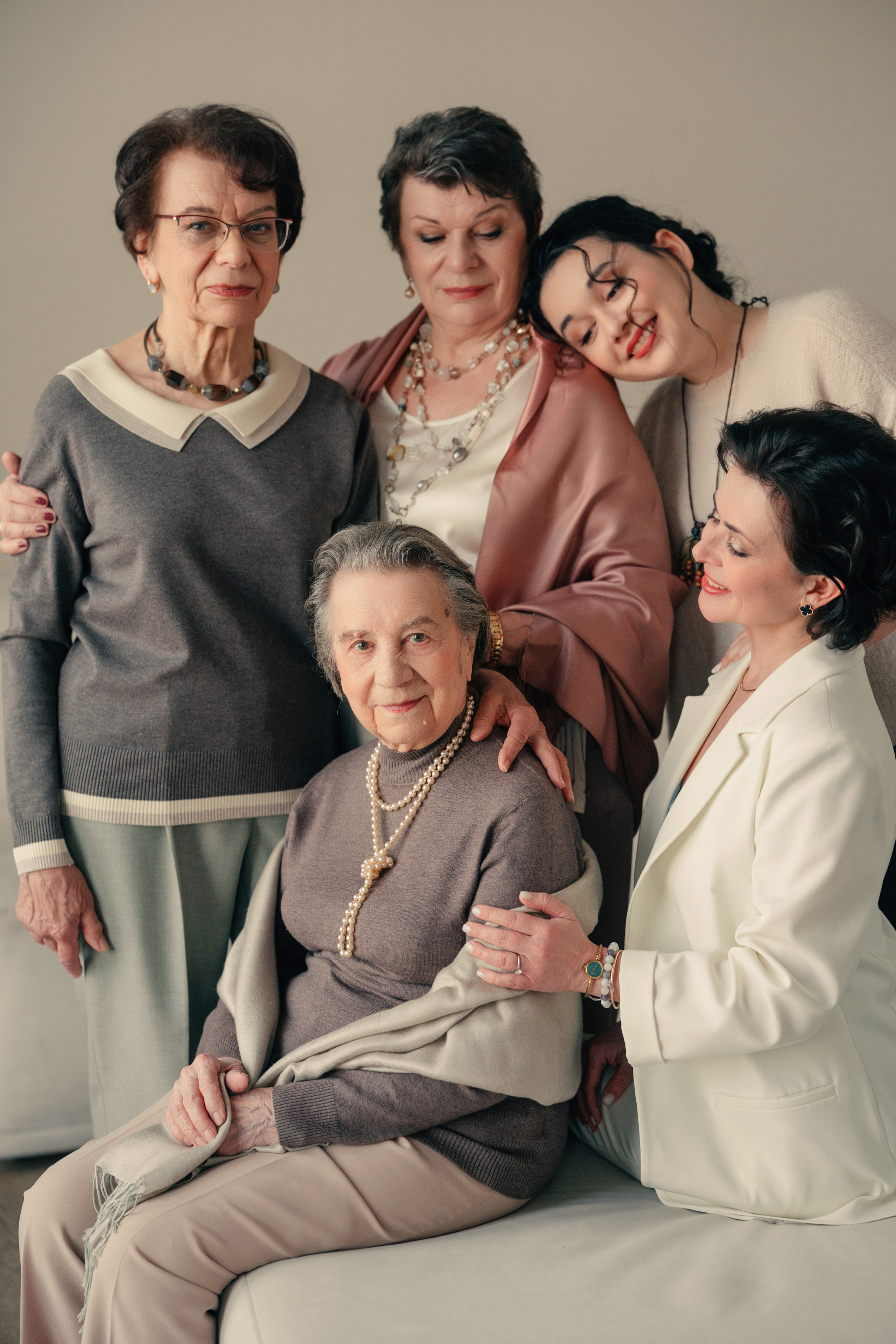 Фотосессия к 100-летию бабушки