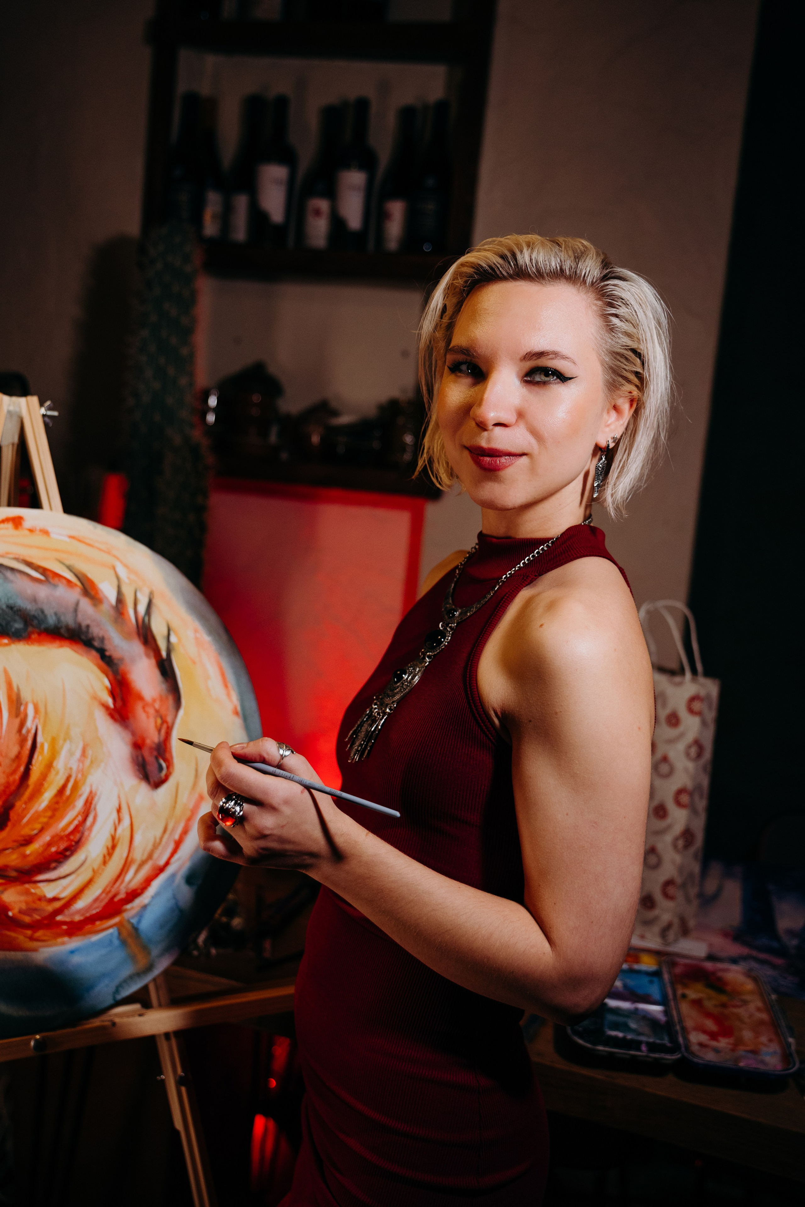 Перфоманс художницы Светланы Креничной